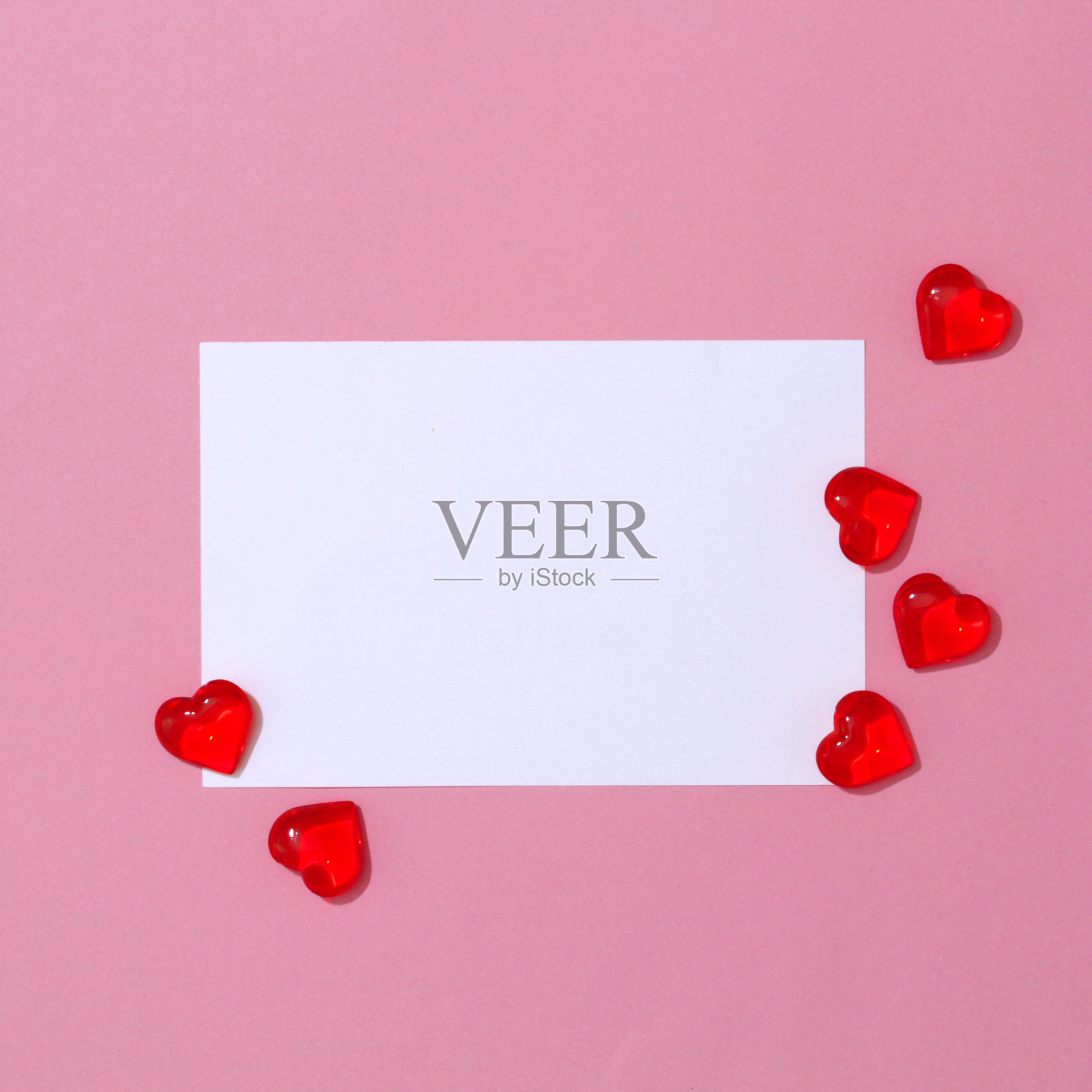 俯视图，爱情，浪漫的概念照片摄影图片