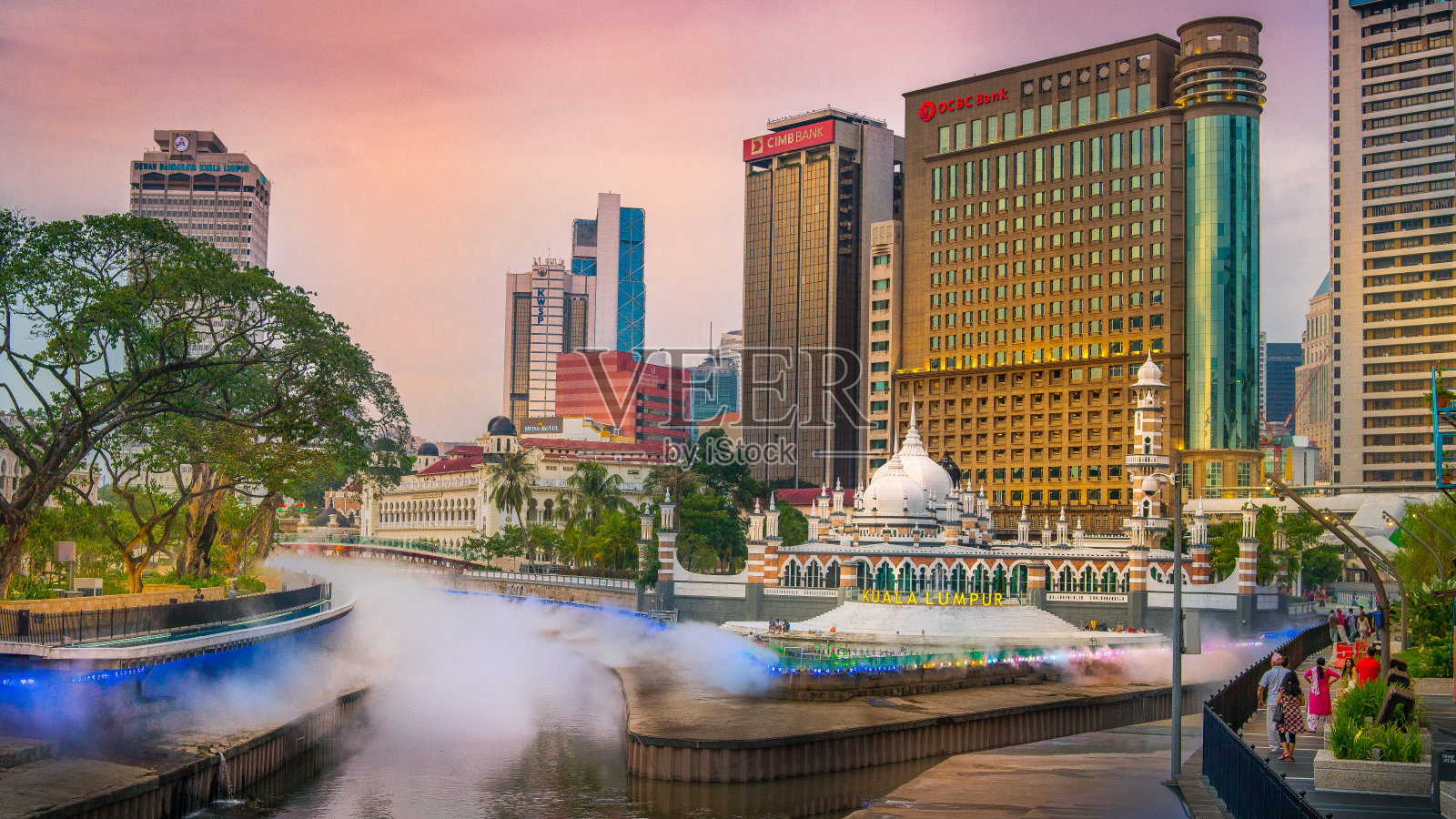 马来西亚，吉隆坡cityscape照片摄影图片