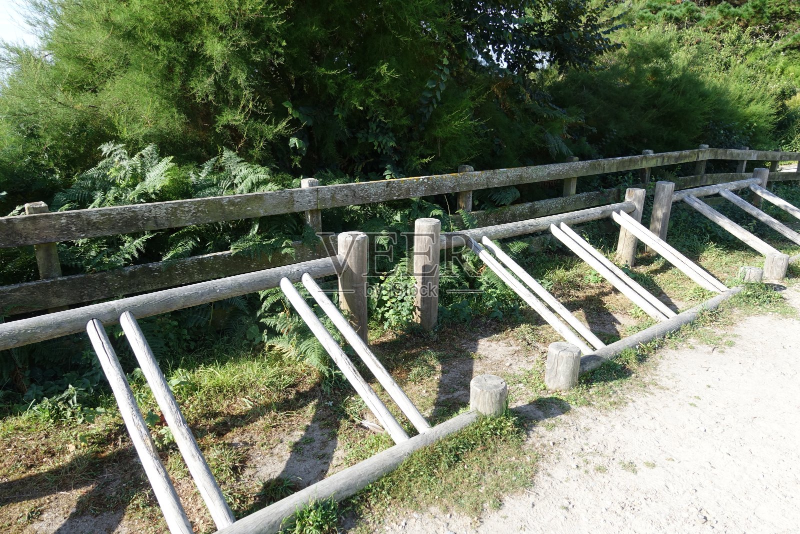 木制自行车停车照片摄影图片