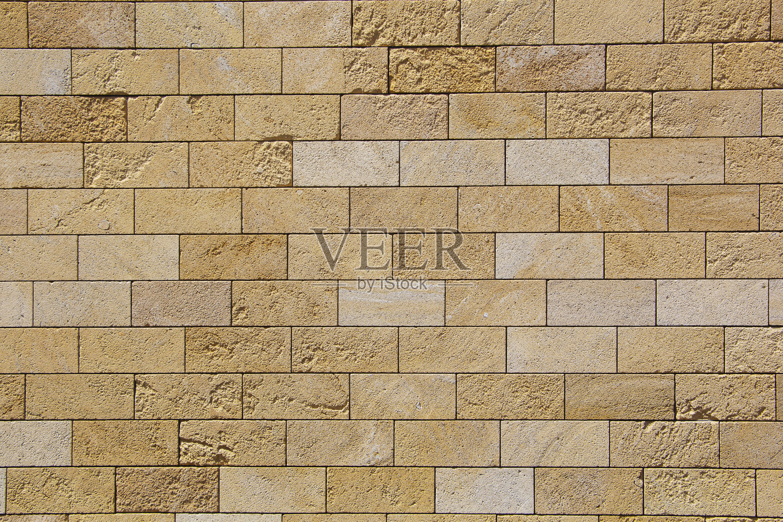 砂岩砖墙，背景，特写。环保建设。照片摄影图片