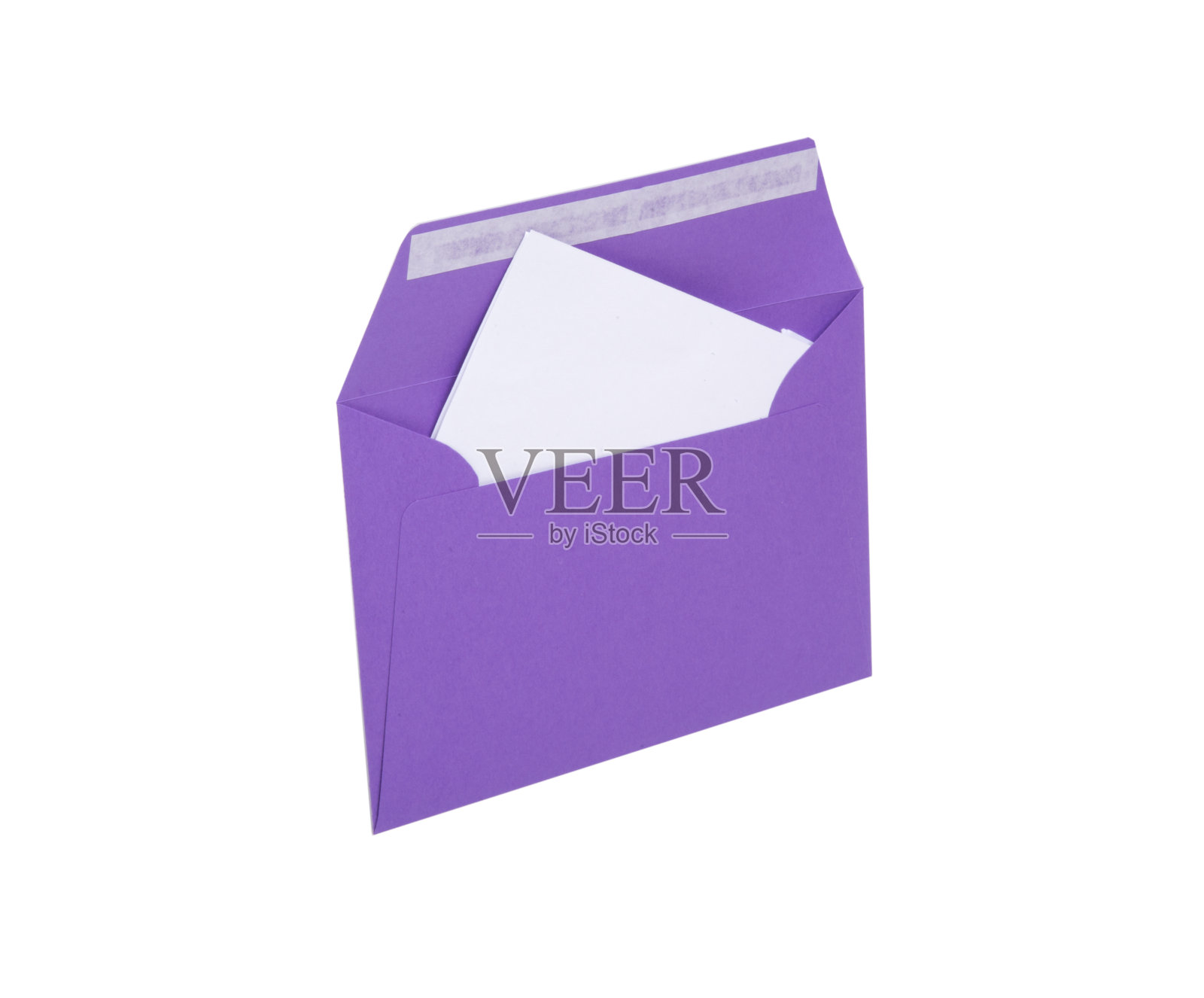 彩色信封上的邮件孤立的白色照片摄影图片