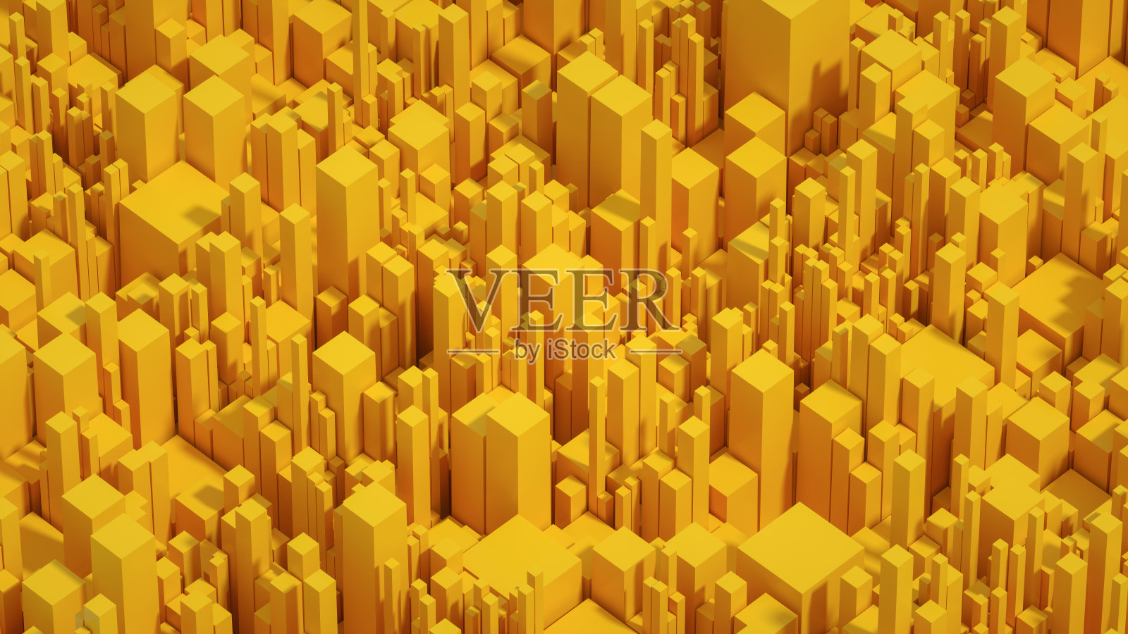 立方体块，城市建筑，摩天大楼，抽象的几何背景照片摄影图片