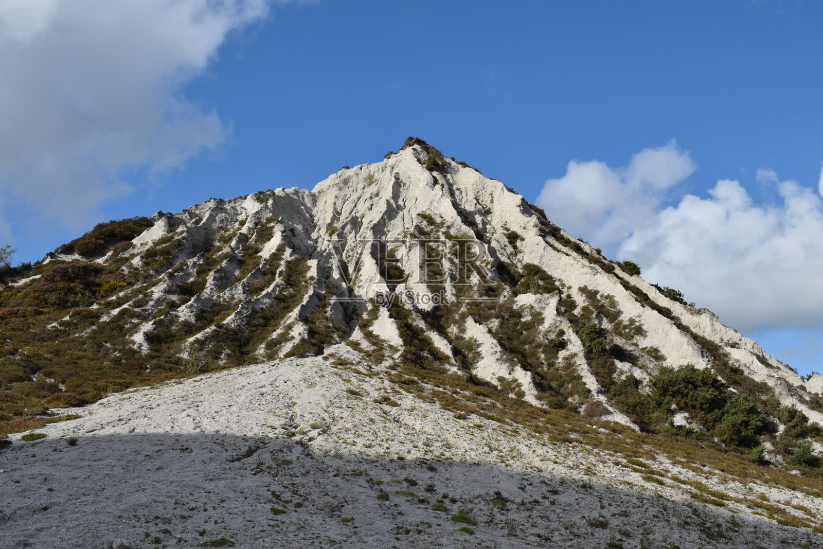 在格林谷中国粘土坑博德明沼泽的倾倒尖照片摄影图片