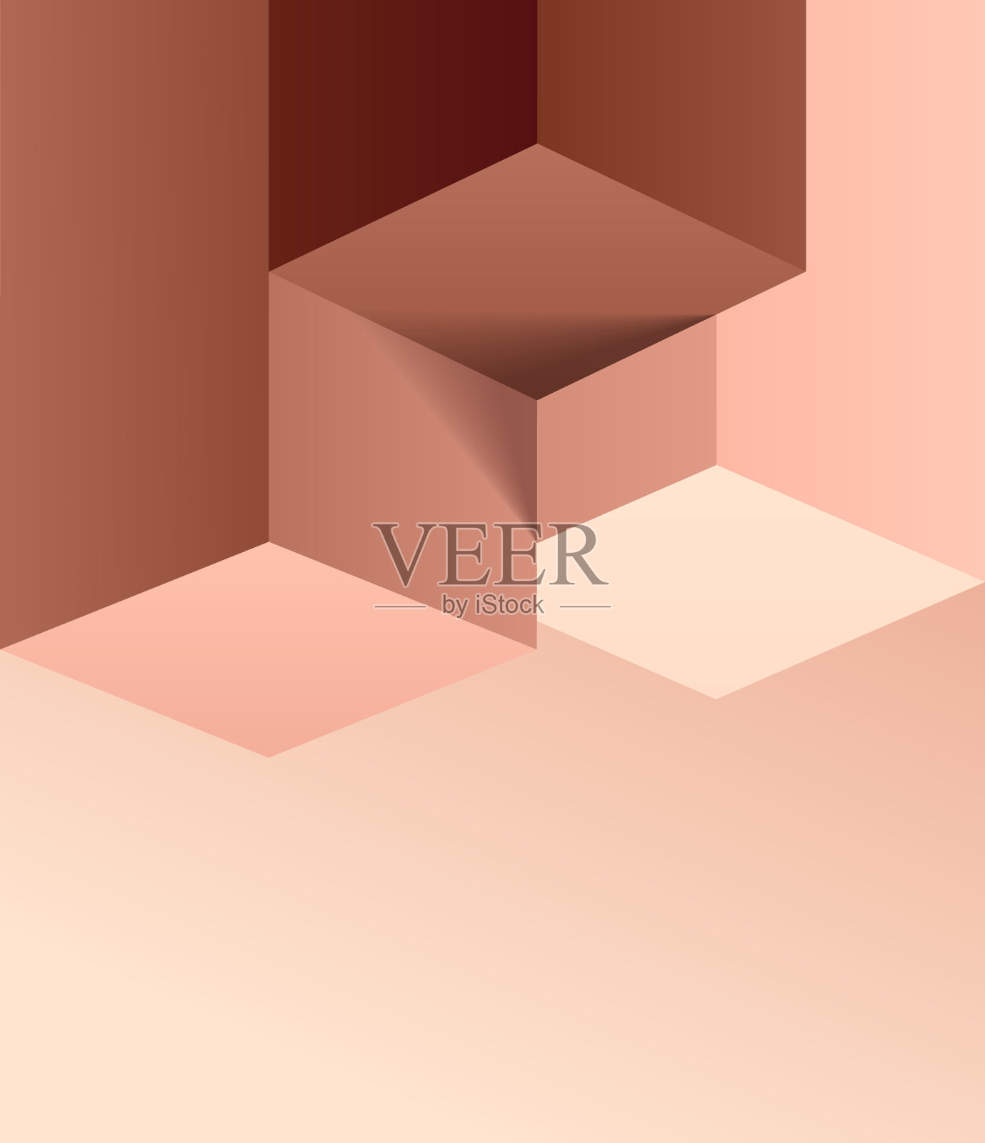 抽象立方纹理，背景三维几何艺术风格插画图片素材