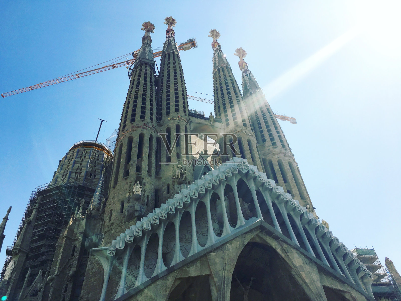 圣家堂家庭照片摄影图片