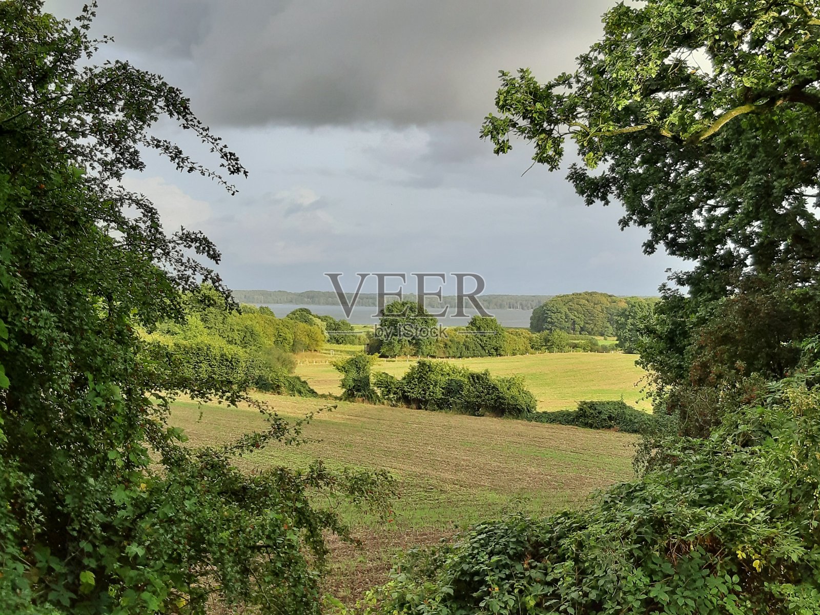 Schleilandschaft的山丘照片摄影图片