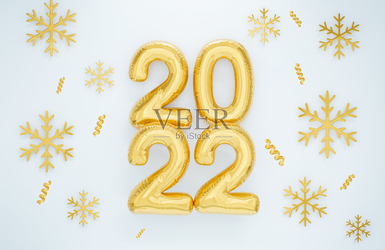 3 d渲染。圣诞节和新年的概念照片摄影图片