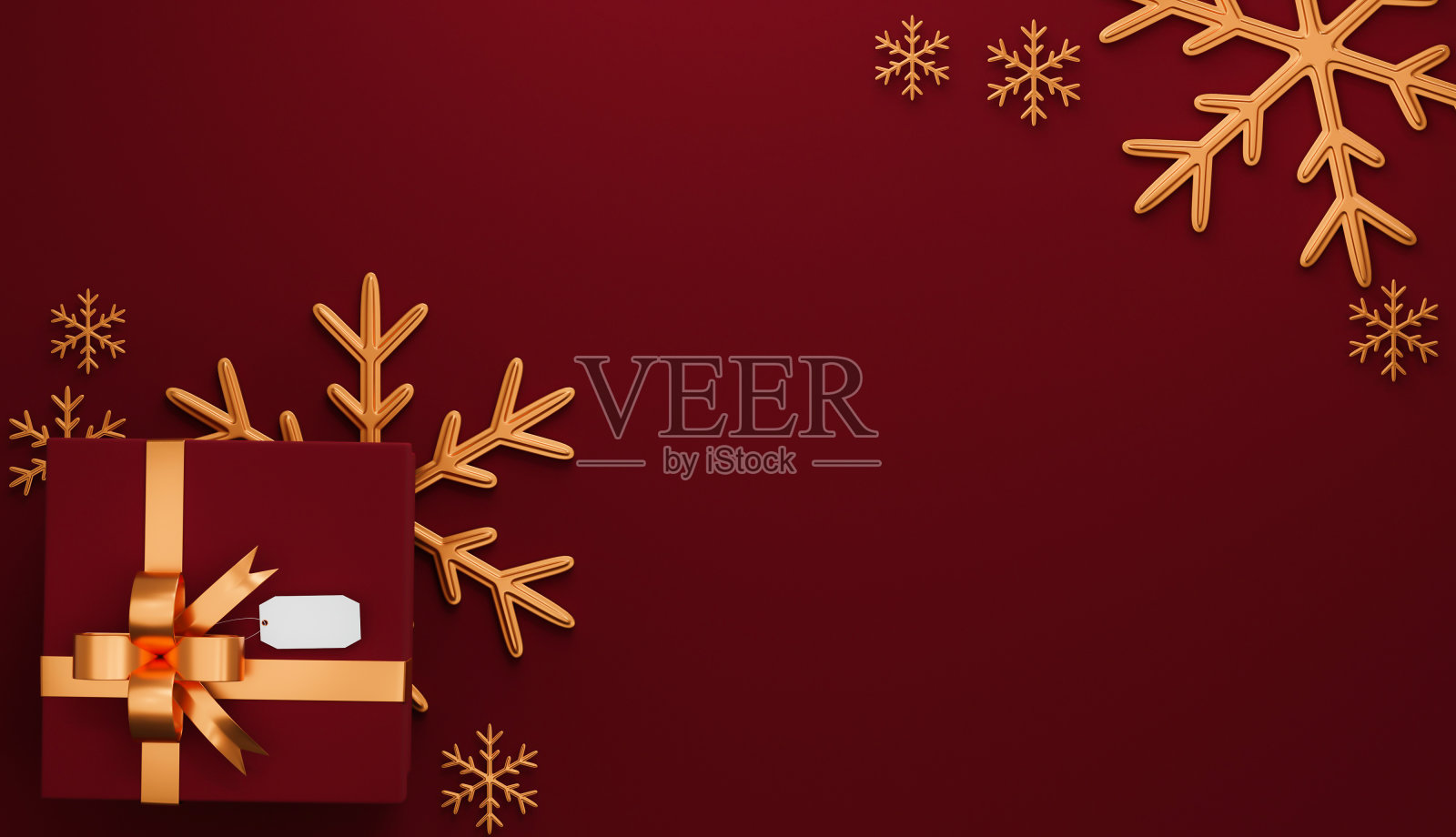 3 d渲染。圣诞节和新年的概念照片摄影图片