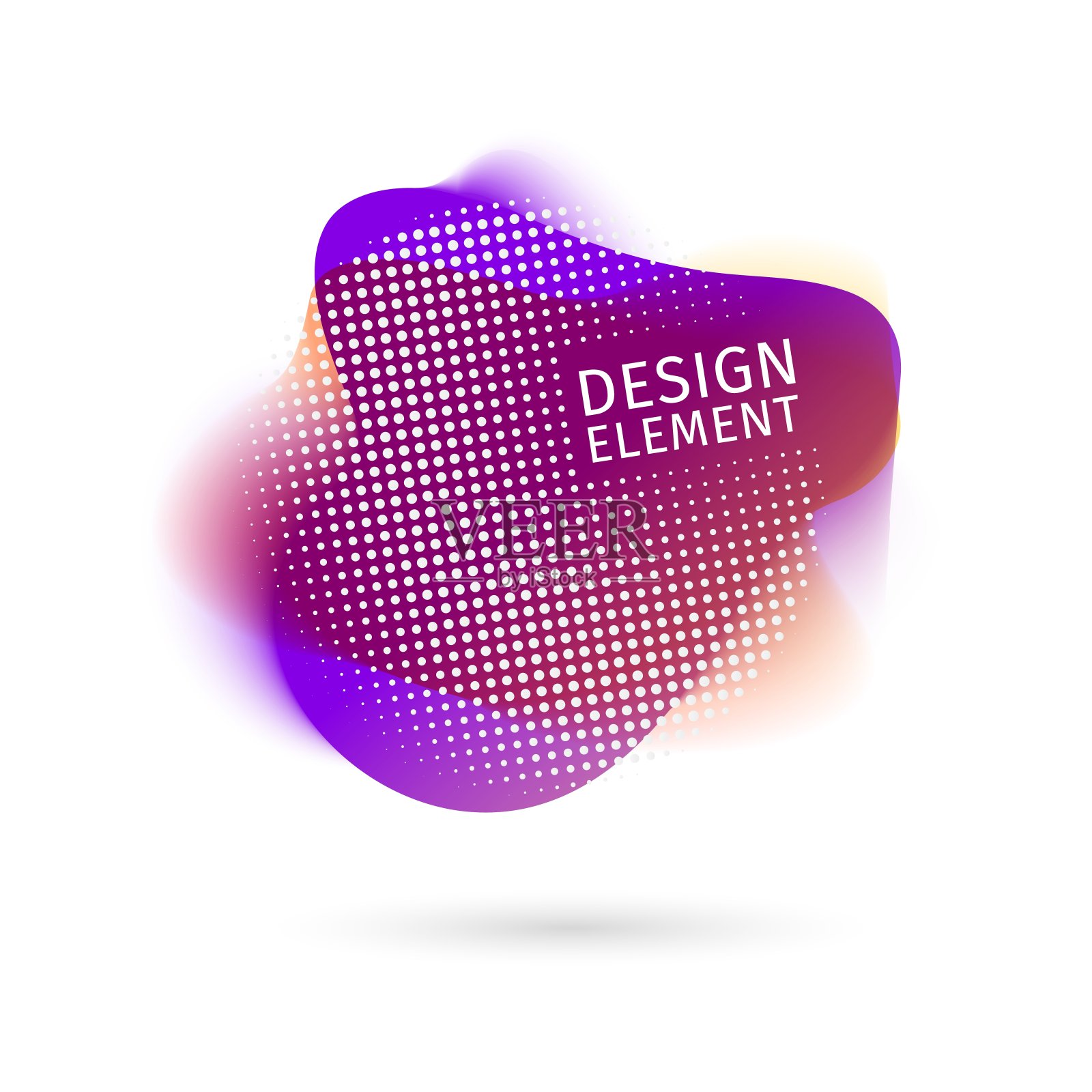 抽象现代图形元素。动态的彩色形式和线条。带有流动液体形状的梯度抽象横幅。标志、传单或演示文稿的设计模板。向量。插画图片素材