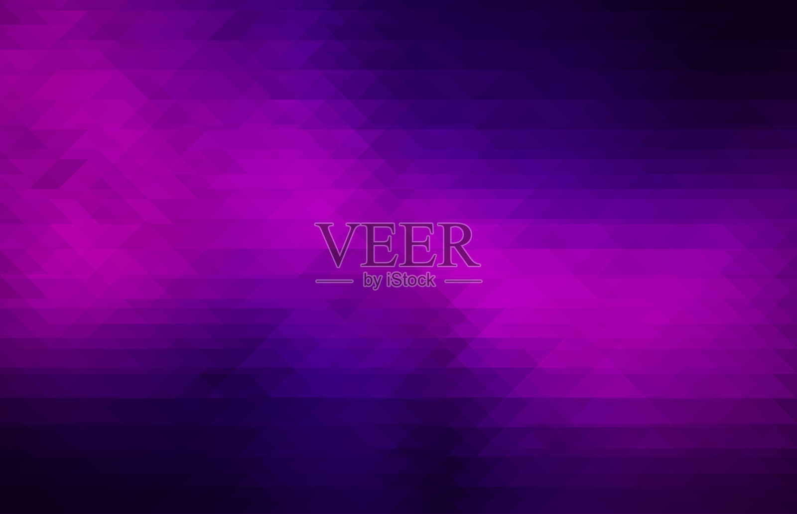 抽象的三角形图案背景在渐变黑色，蓝色，紫色，紫色，粉红色的颜色。抽象的几何形状复古图案。彩色渐变马赛克背景。凌乱的三角形的背景。照片摄影图片