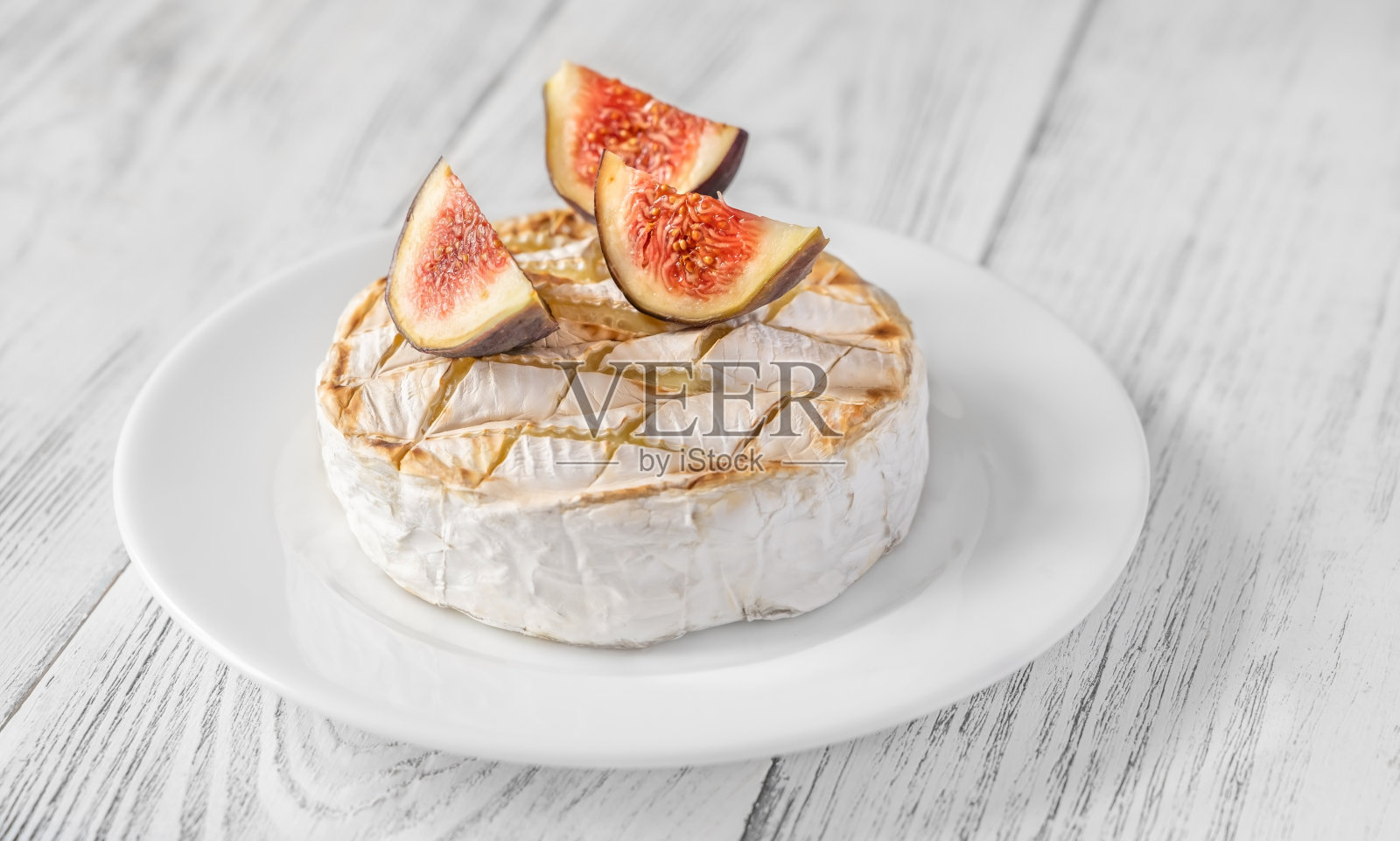 卡门培尔奶酪烤照片摄影图片