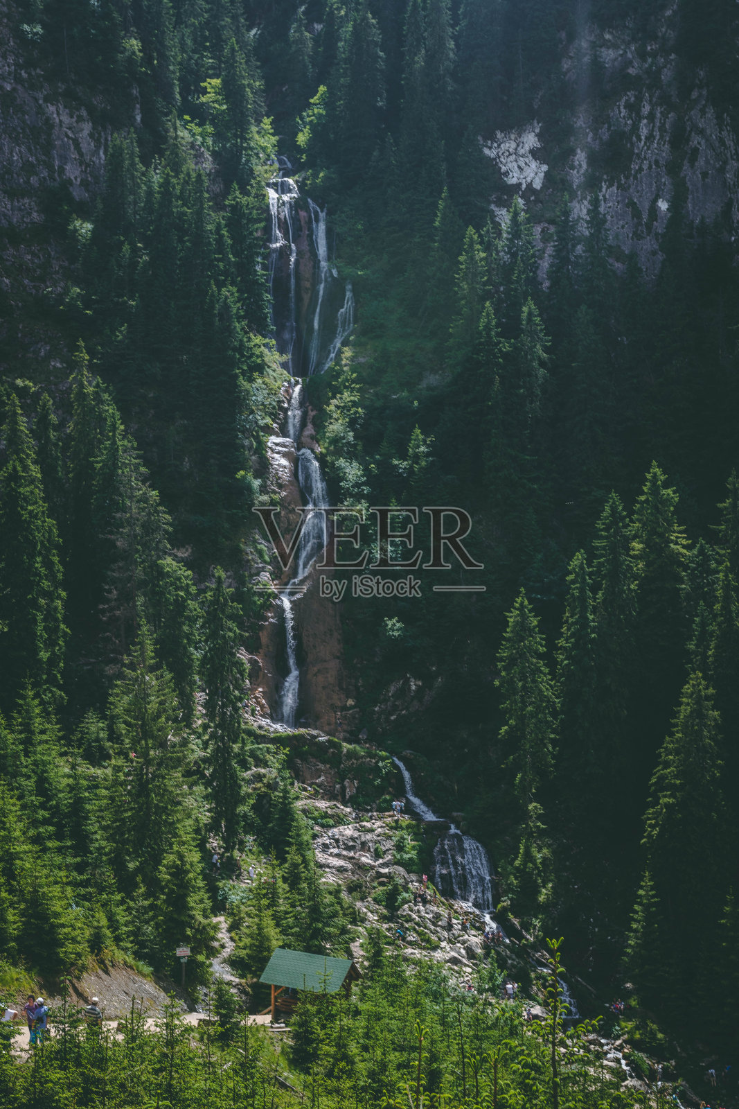 马瀑布 - 罗马尼亚 - 马拉穆雷斯照片摄影图片