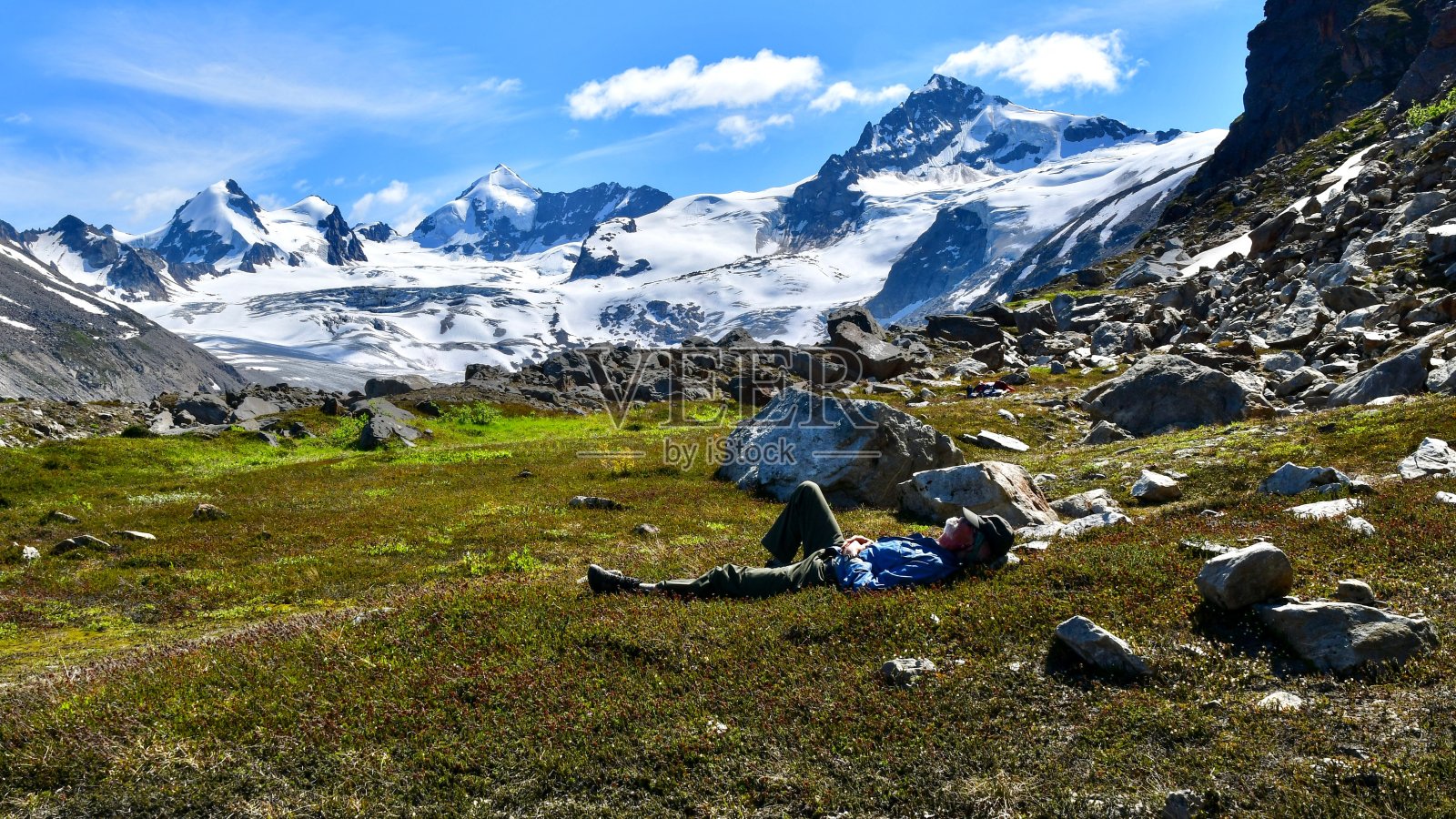 在Chugach阿尔卑斯山休息照片摄影图片
