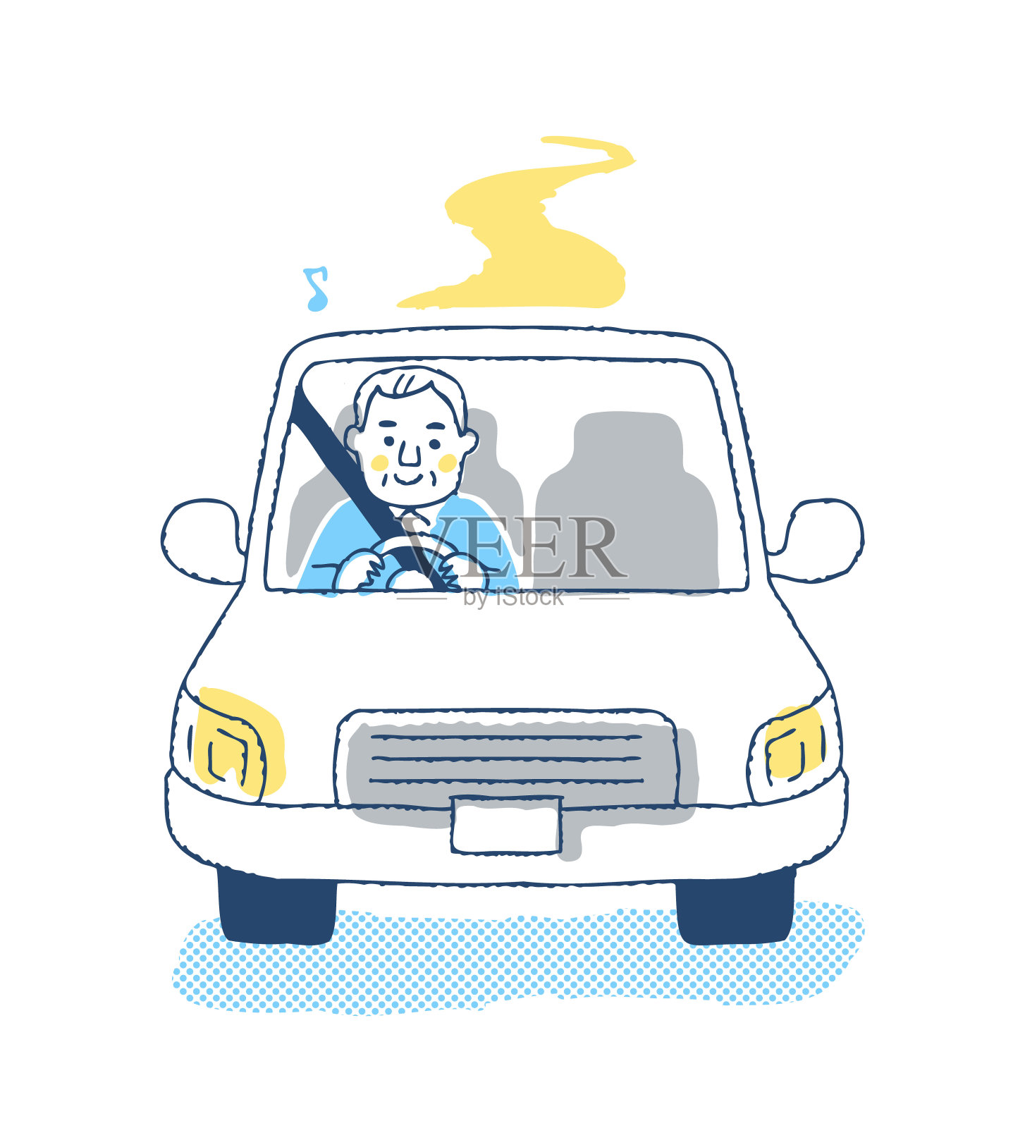 上了年纪的人喜欢开车设计元素图片