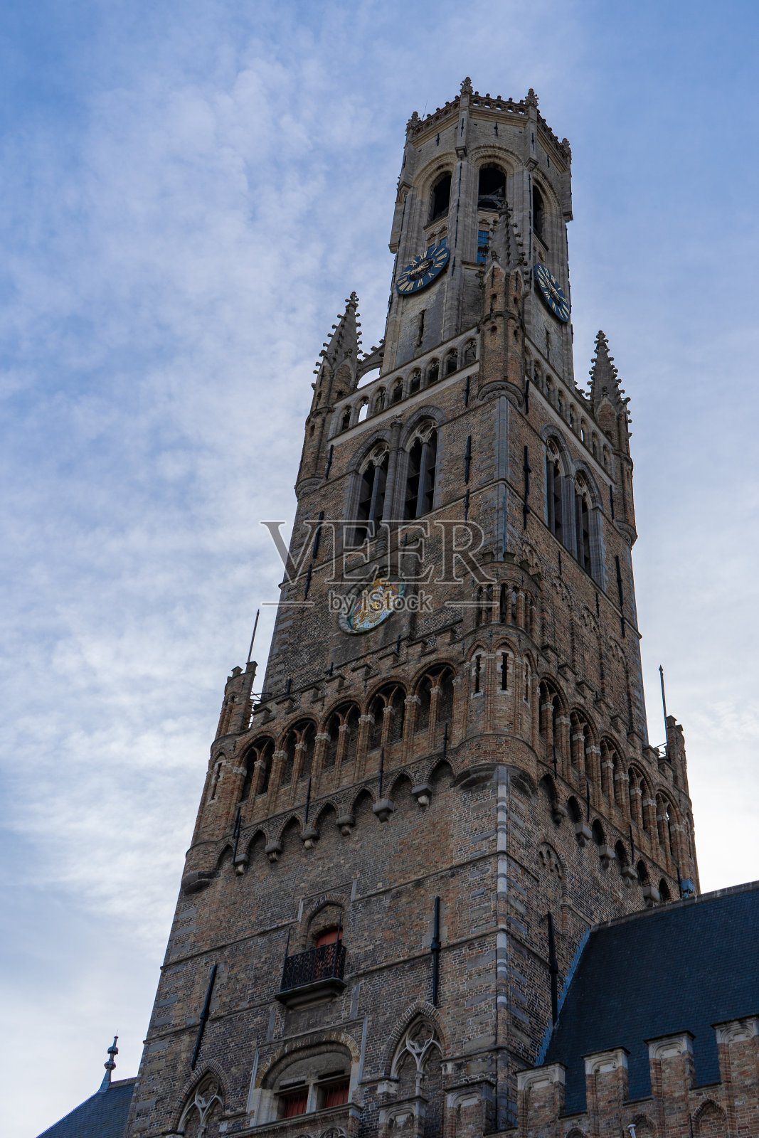布鲁日老城的“贝尔福特·范·布鲁日”照片摄影图片