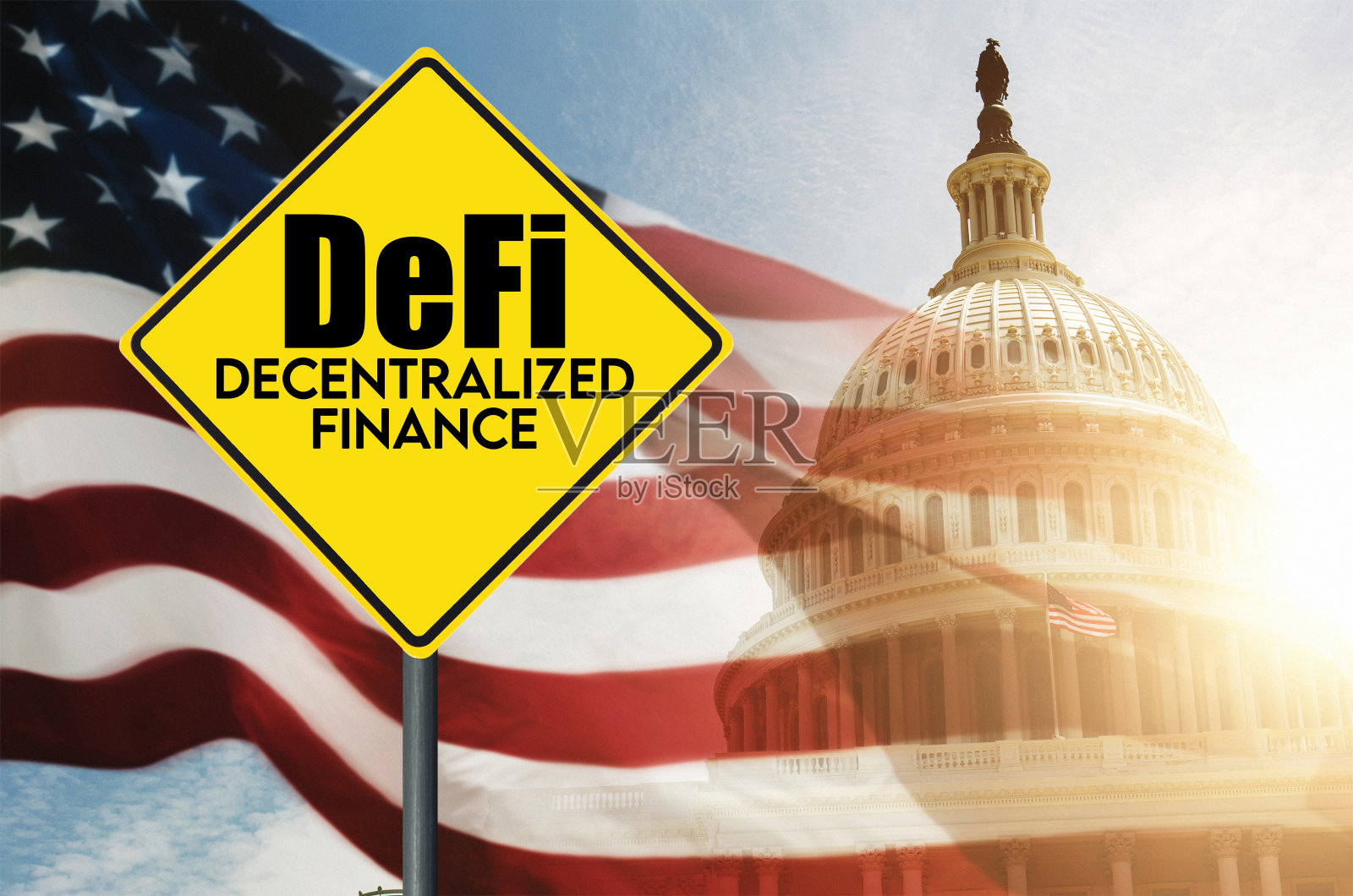 分散金融在美国市场照片摄影图片