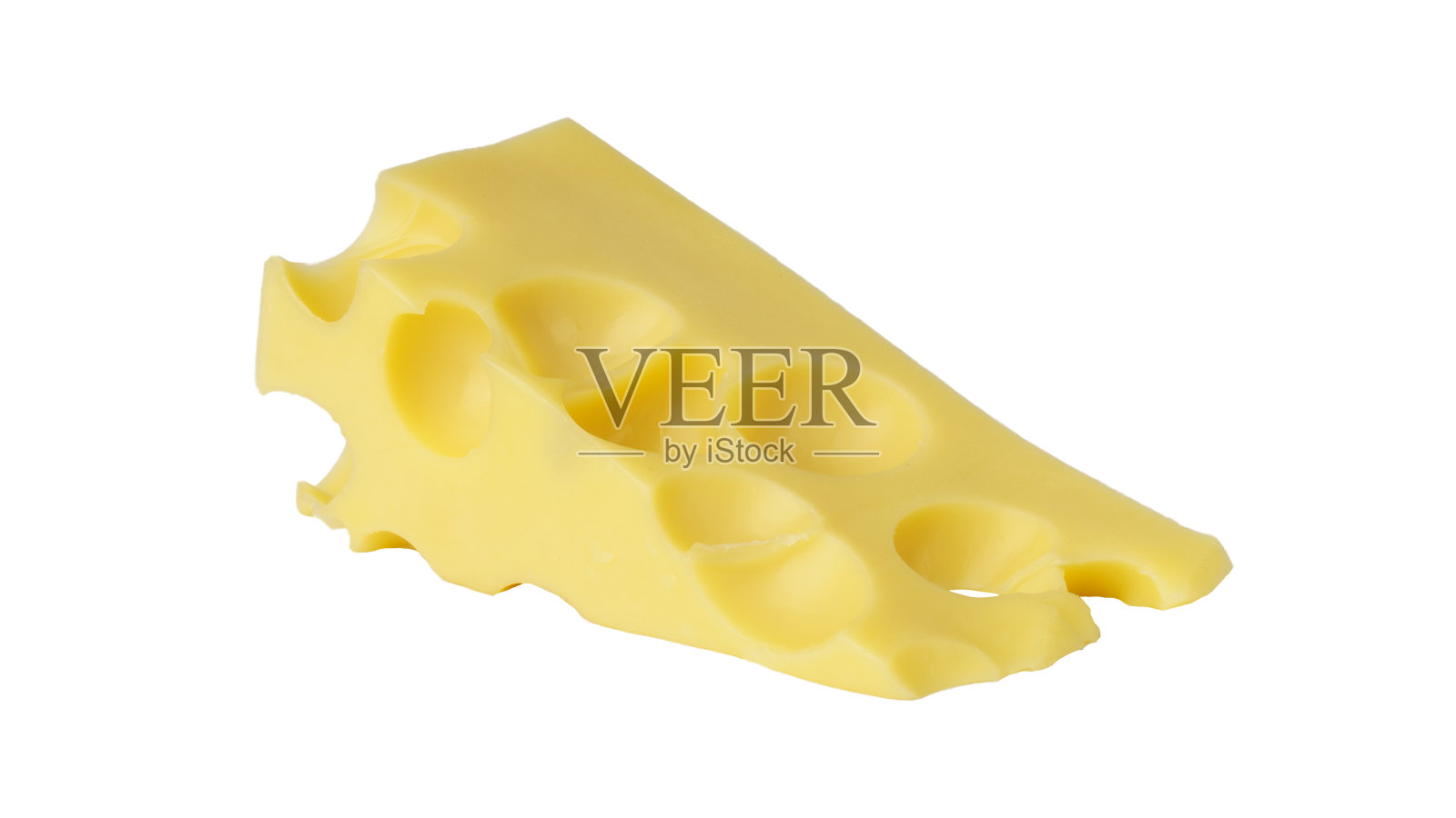 一片奶酪孤立在白色。乳制品照片摄影图片