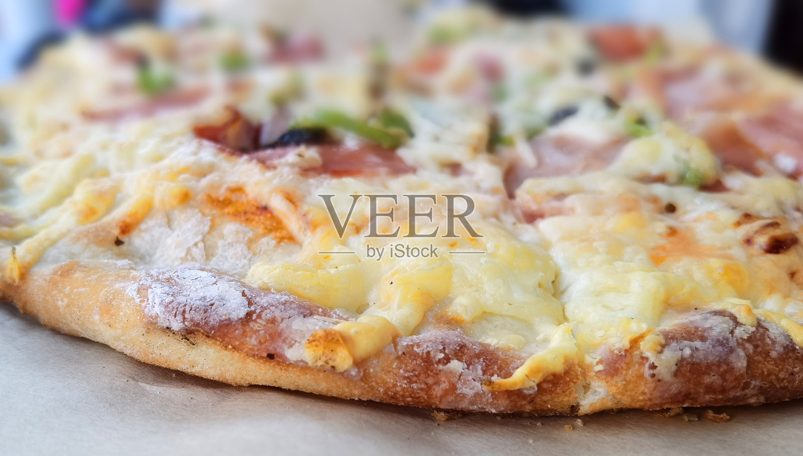 披萨食物热新鲜特别在盘子里照片摄影图片