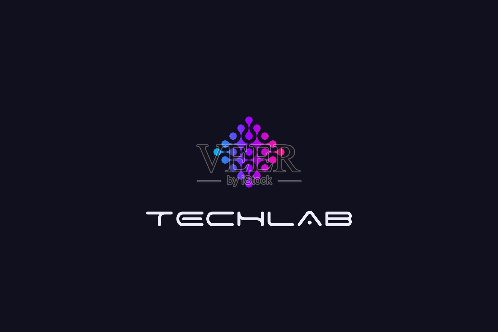 科技实验室摘要公司标志插画图片素材