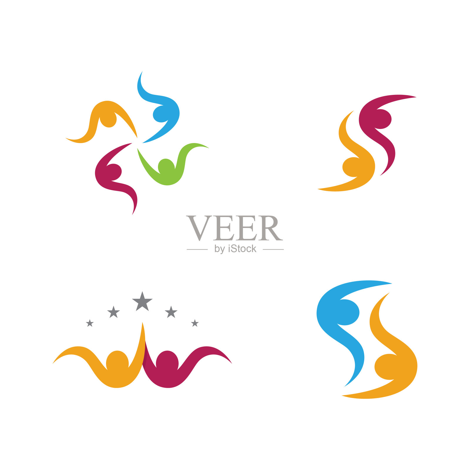 社区、网络和社会图标插画图片素材