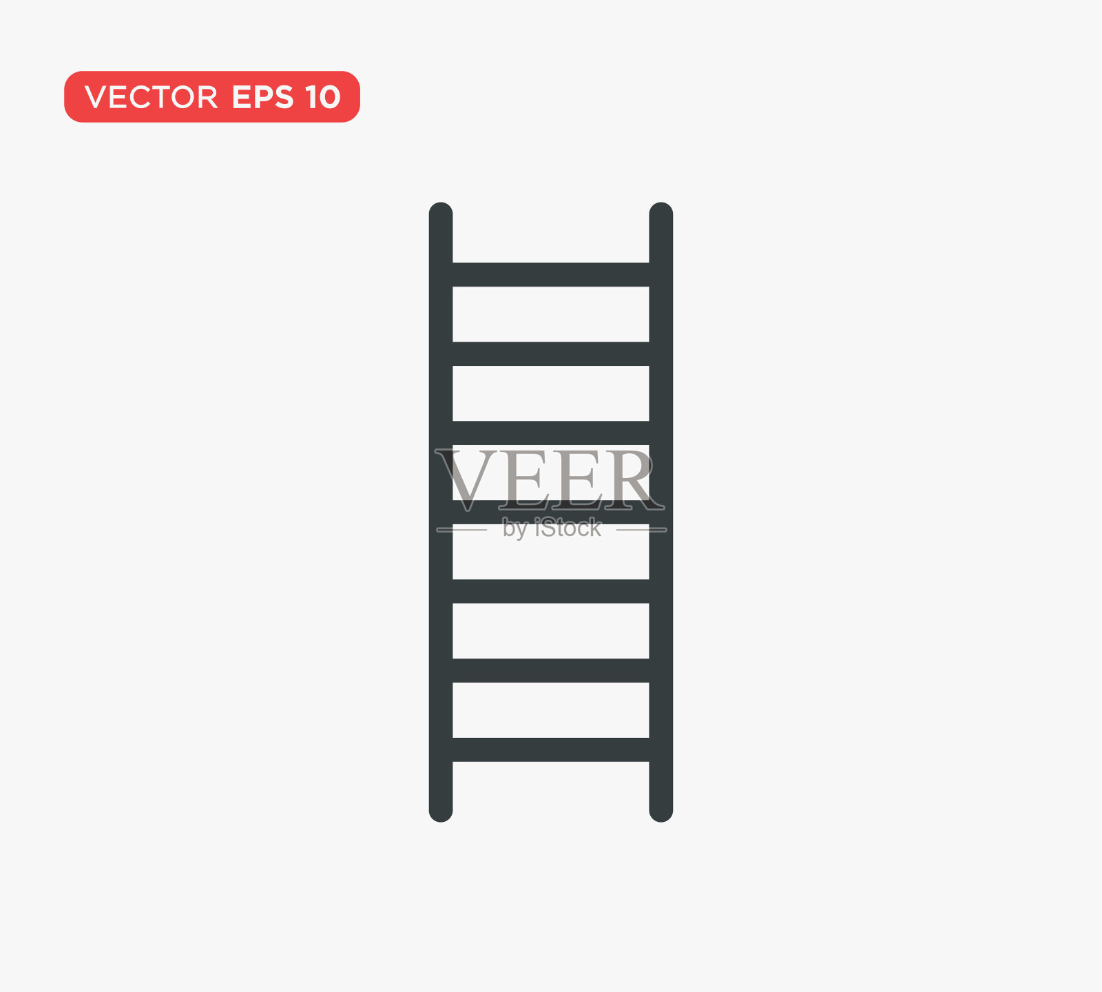 梯子图标平面矢量插图设计编辑可调整大小EPS 10插画图片素材