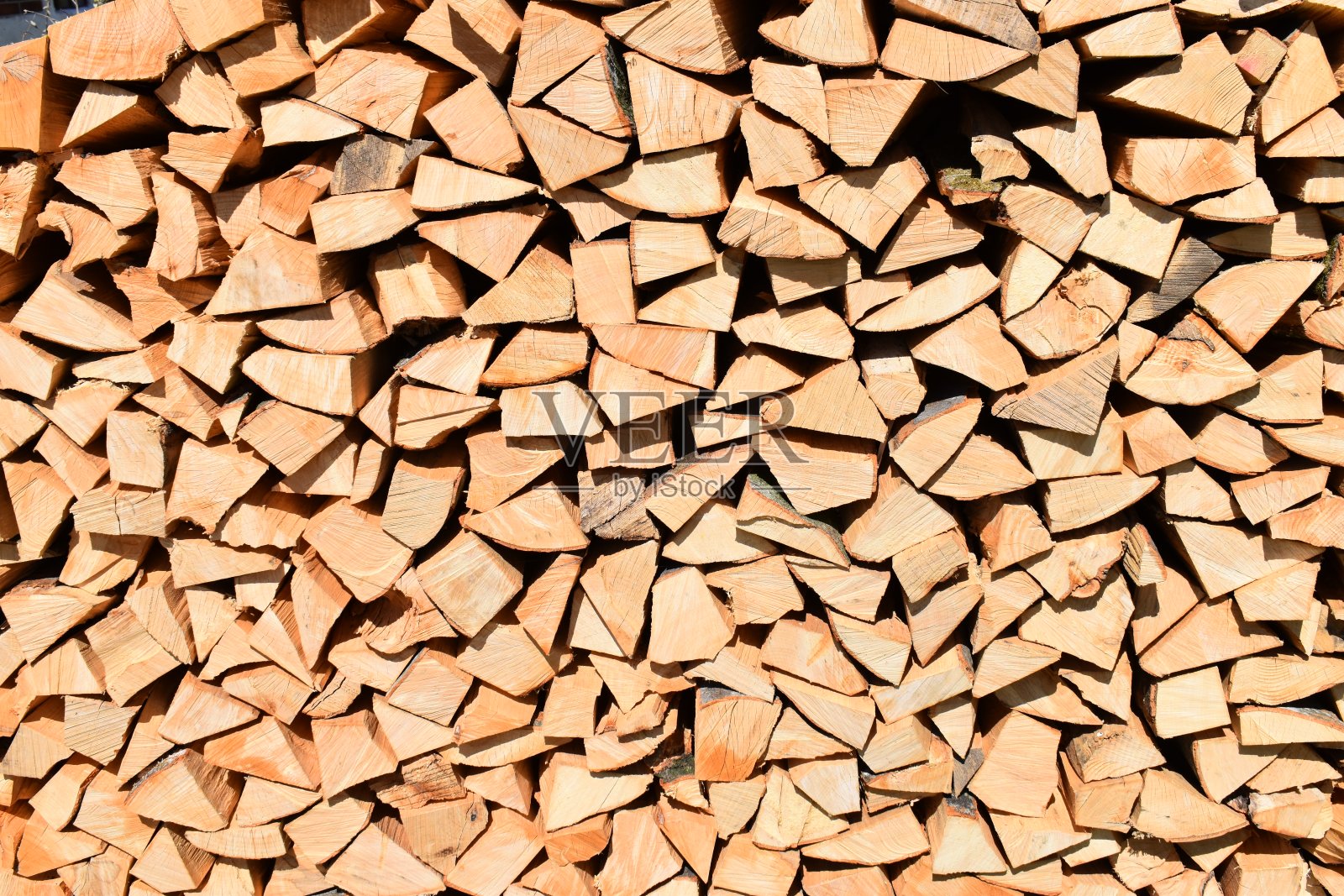 木柴堆的一部分。照片摄影图片