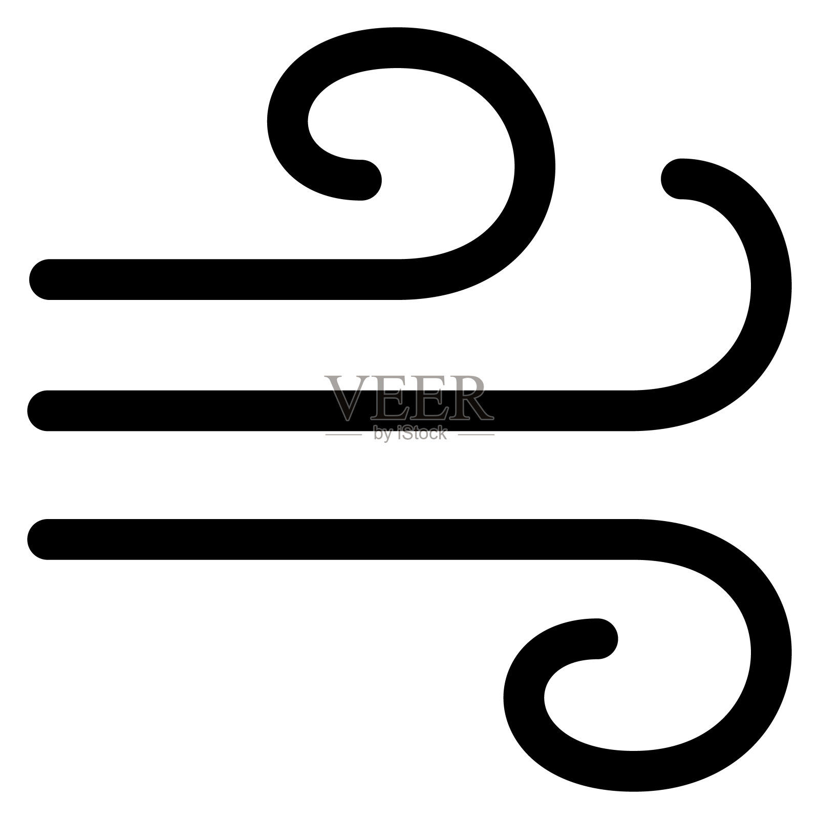 风标志天气预报图标