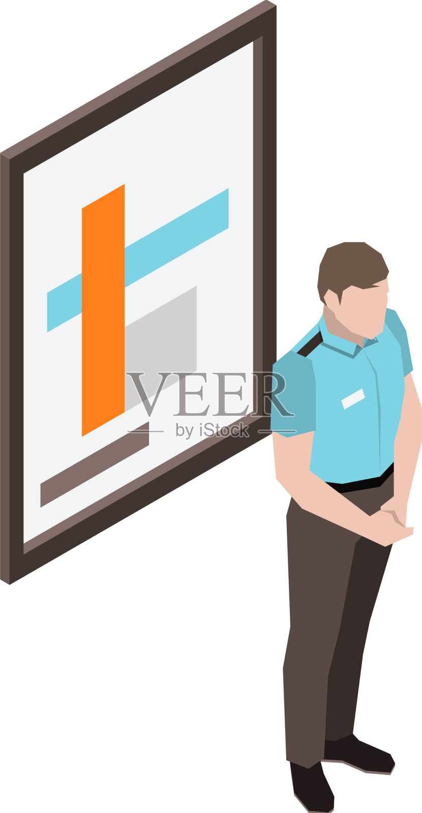 艺术画廊设计元素图片