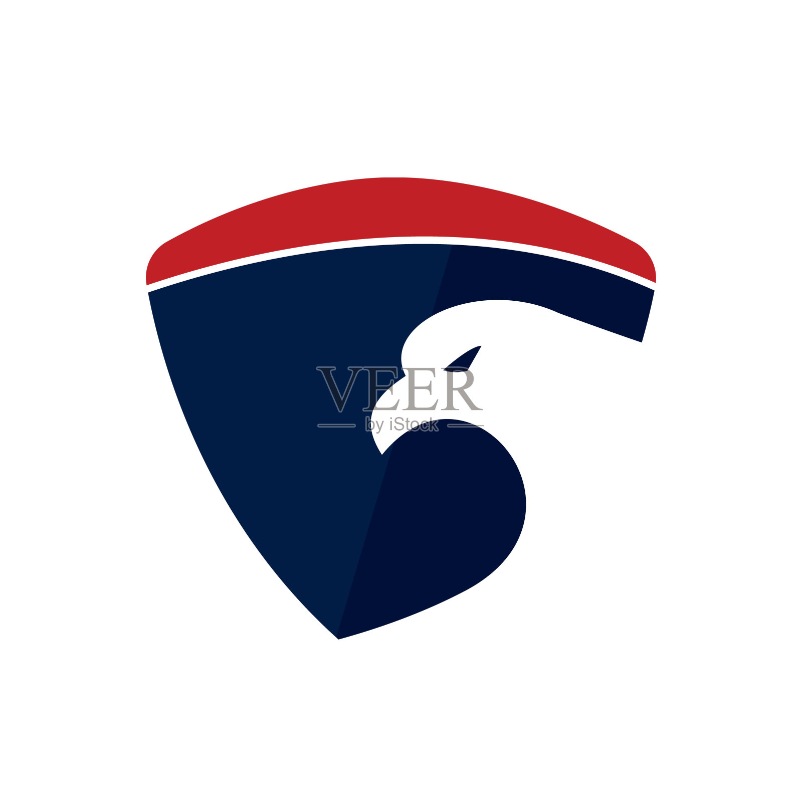 猎鹰矢量标志设计。插画图片素材