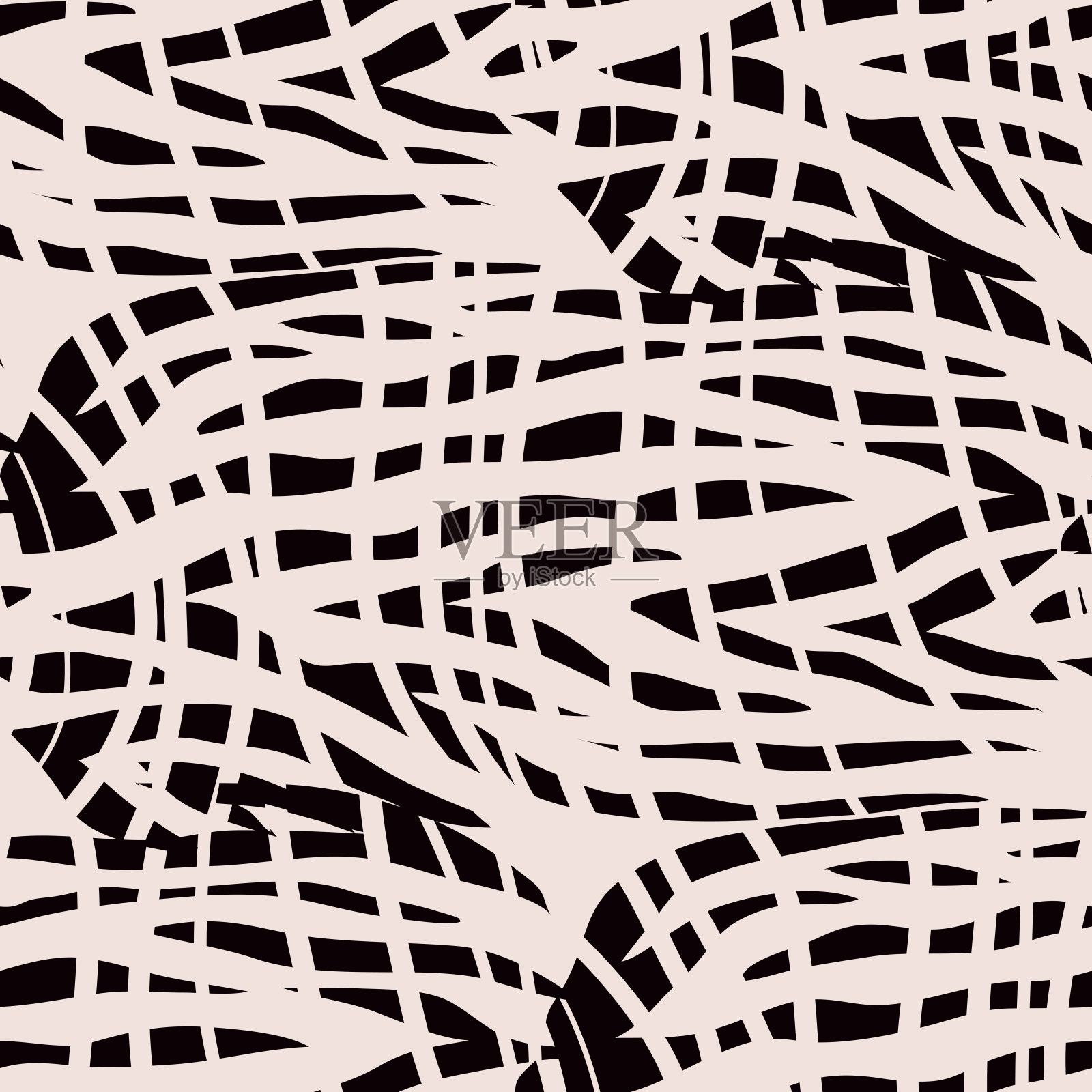 斑马抽象非洲美丽无缝图案插画图片素材