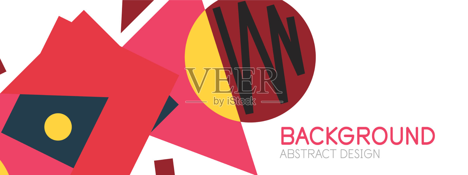 抽象的背景块线三角形插画图片素材