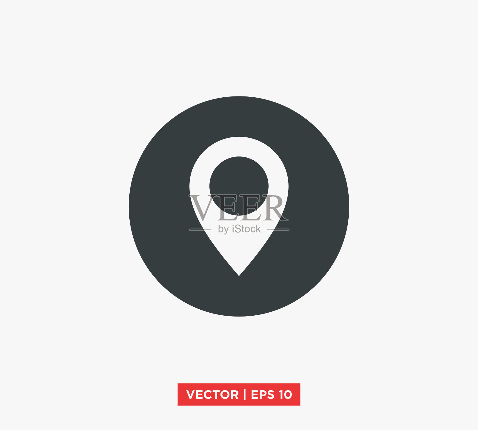 定位器图标矢量标记插图设计编辑可调整大小EPS 10插画图片素材