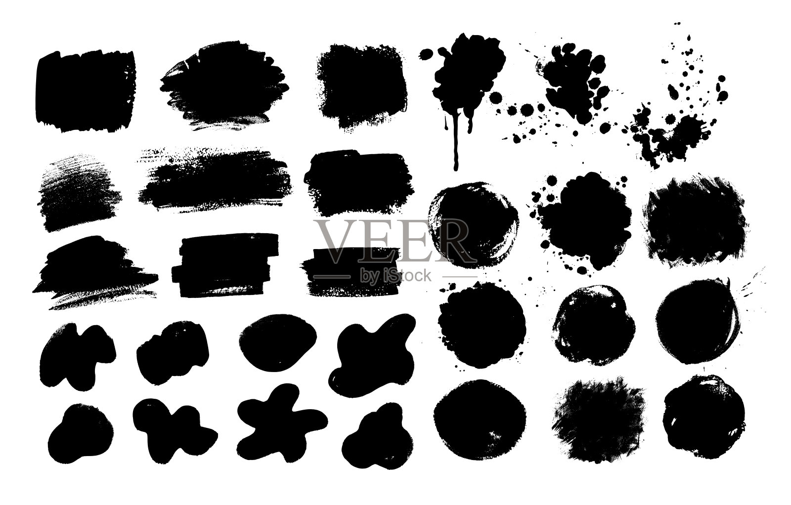 收集的垃圾矢量手绘元素插画图片素材