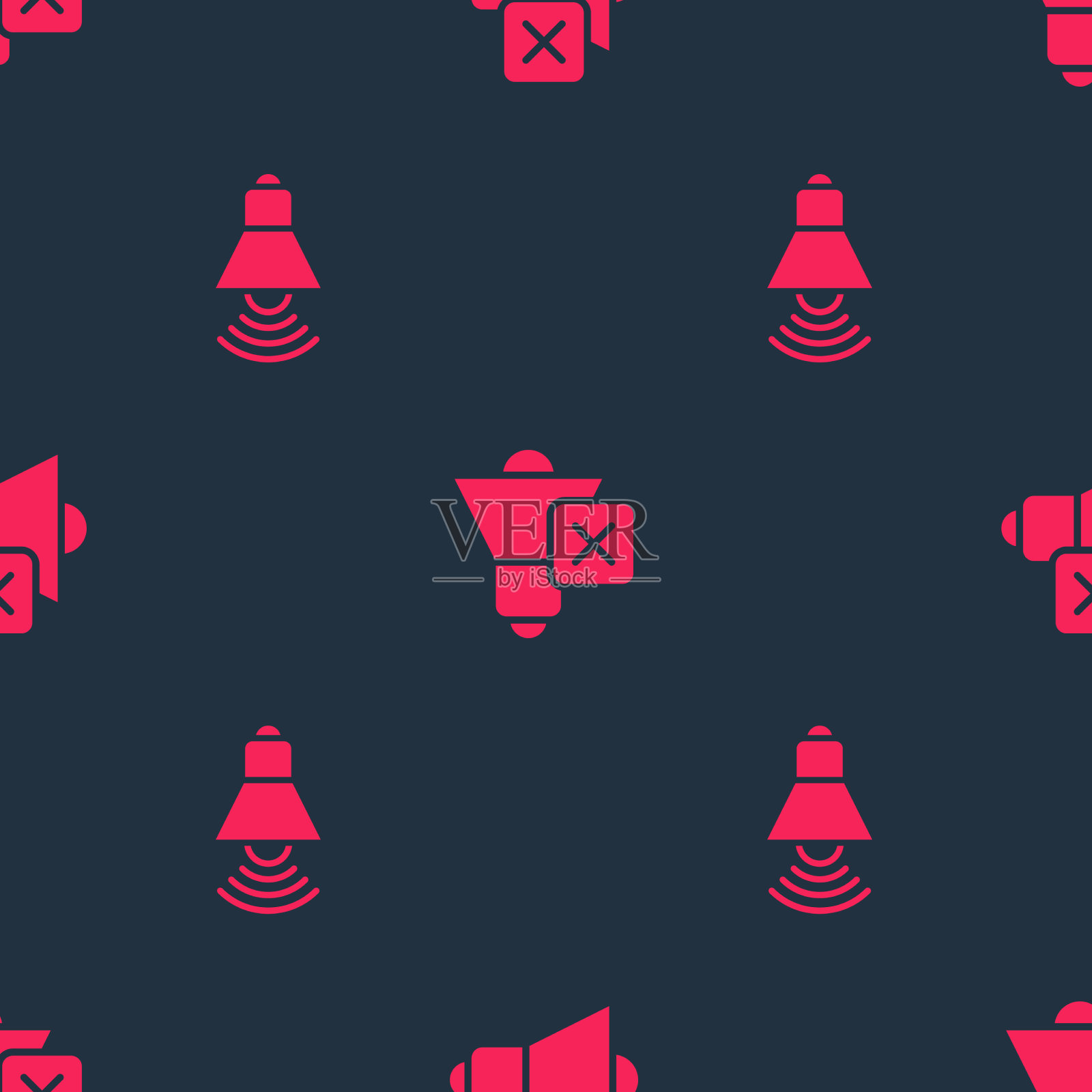 设置扬声器音量和静音无缝模式图标素材