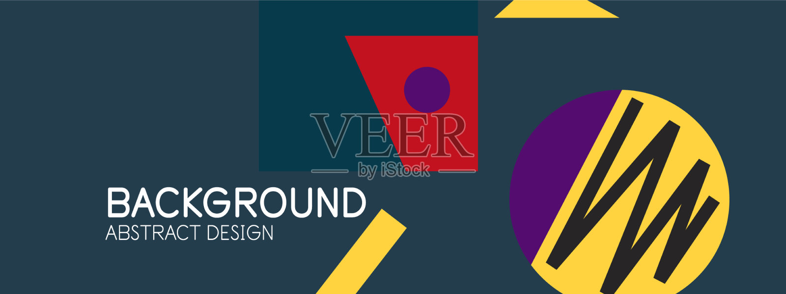 抽象的背景与块线几何插画图片素材