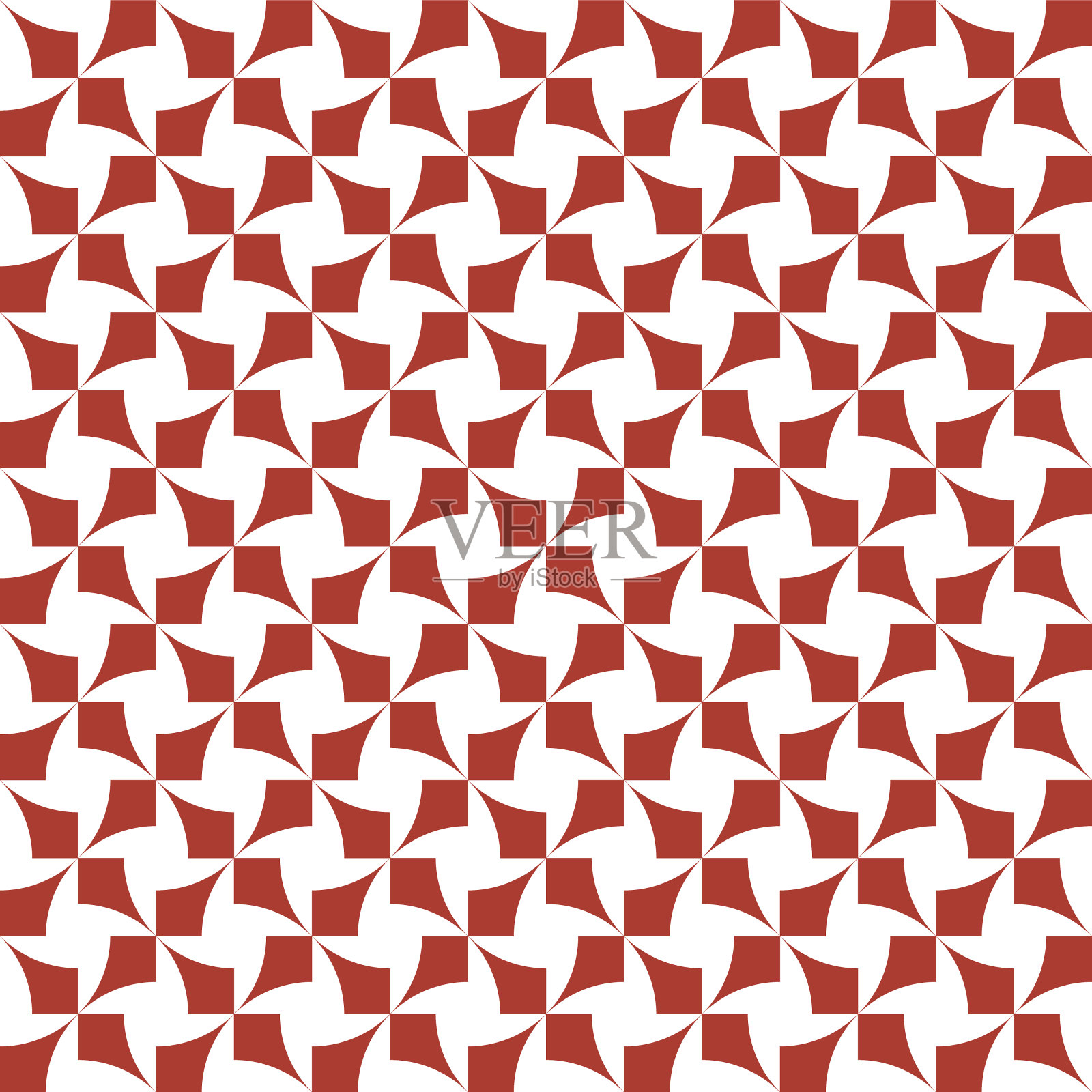 基于传统伊斯兰装饰的几何无缝图案插画图片素材