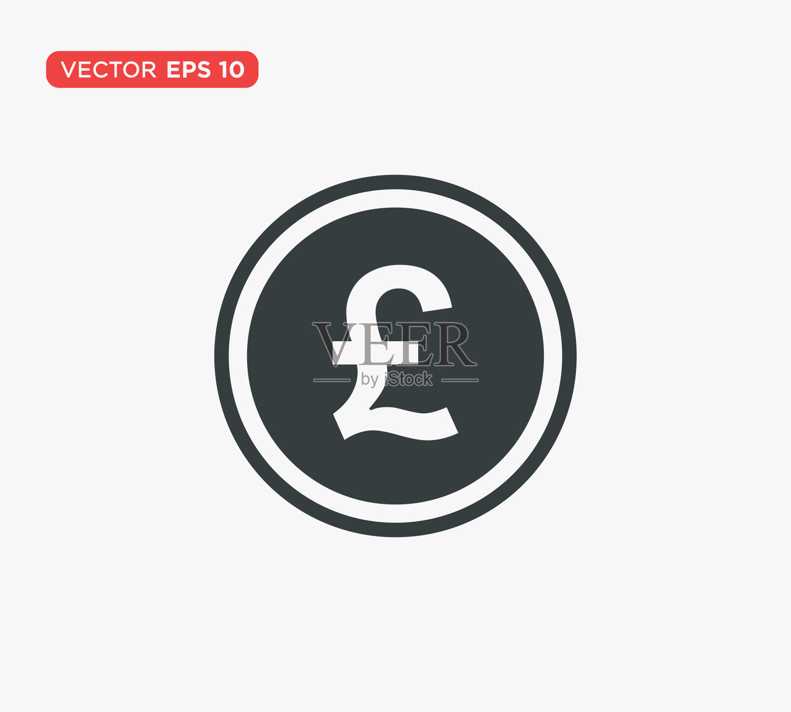 磅图标平面矢量插图设计编辑可调整大小EPS 10插画图片素材