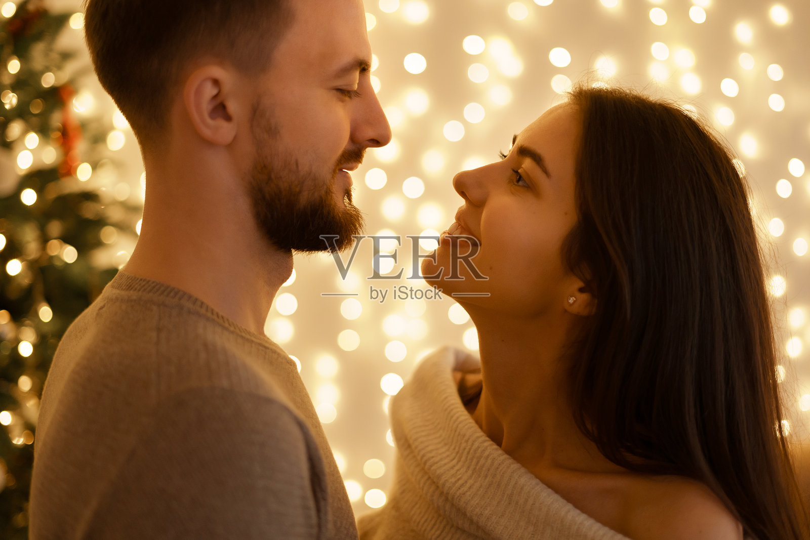 人、圣诞节、节假日和新年概念照片摄影图片