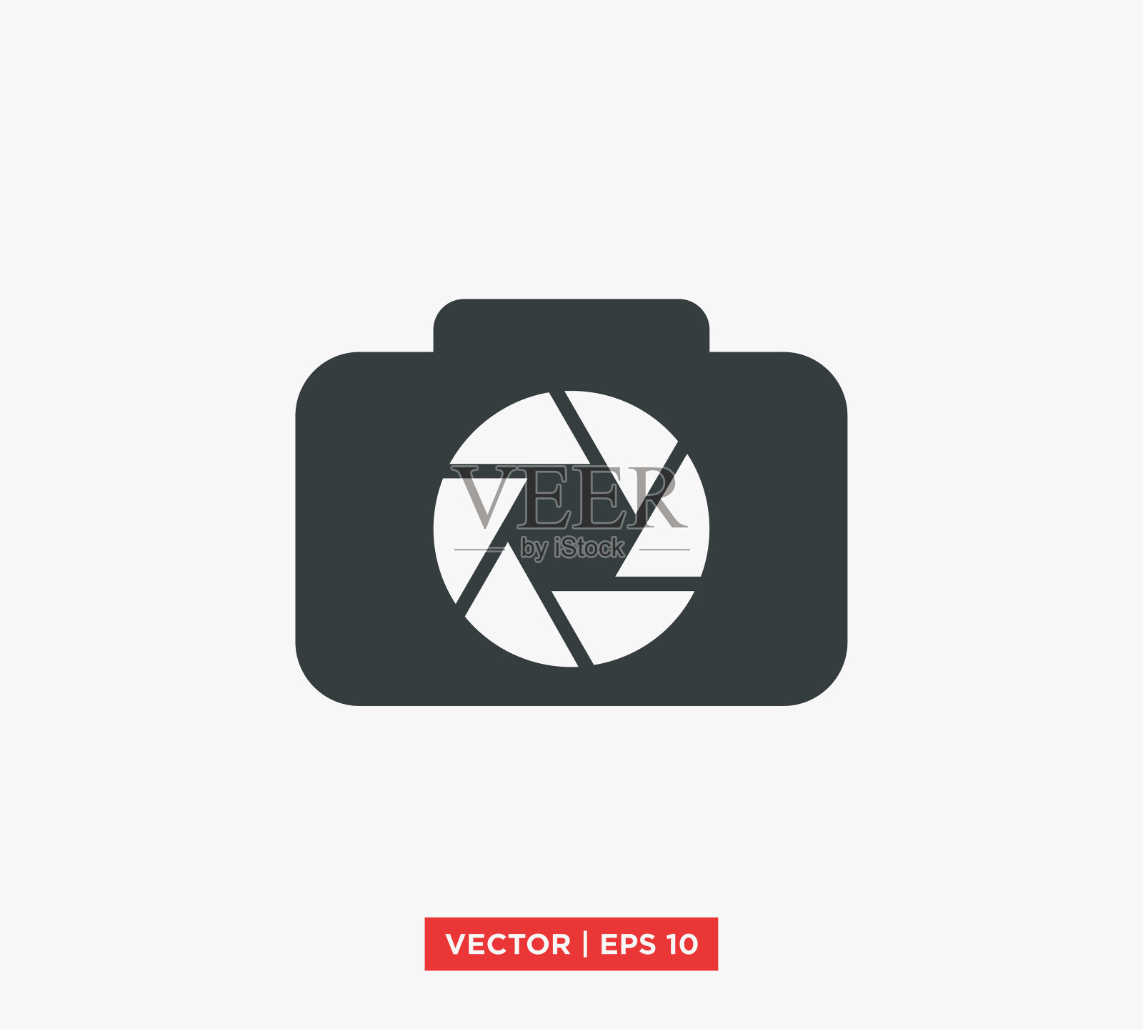 相机快门图标矢量插图设计编辑可调整大小EPS 10插画图片素材