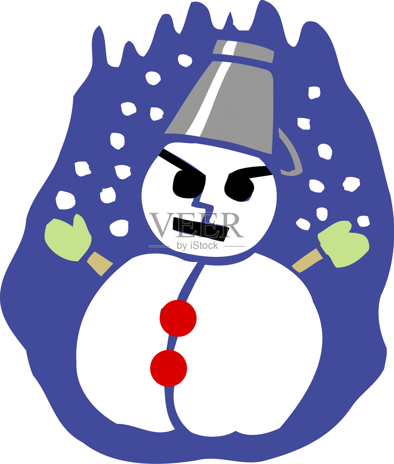 雪人设计元素图片