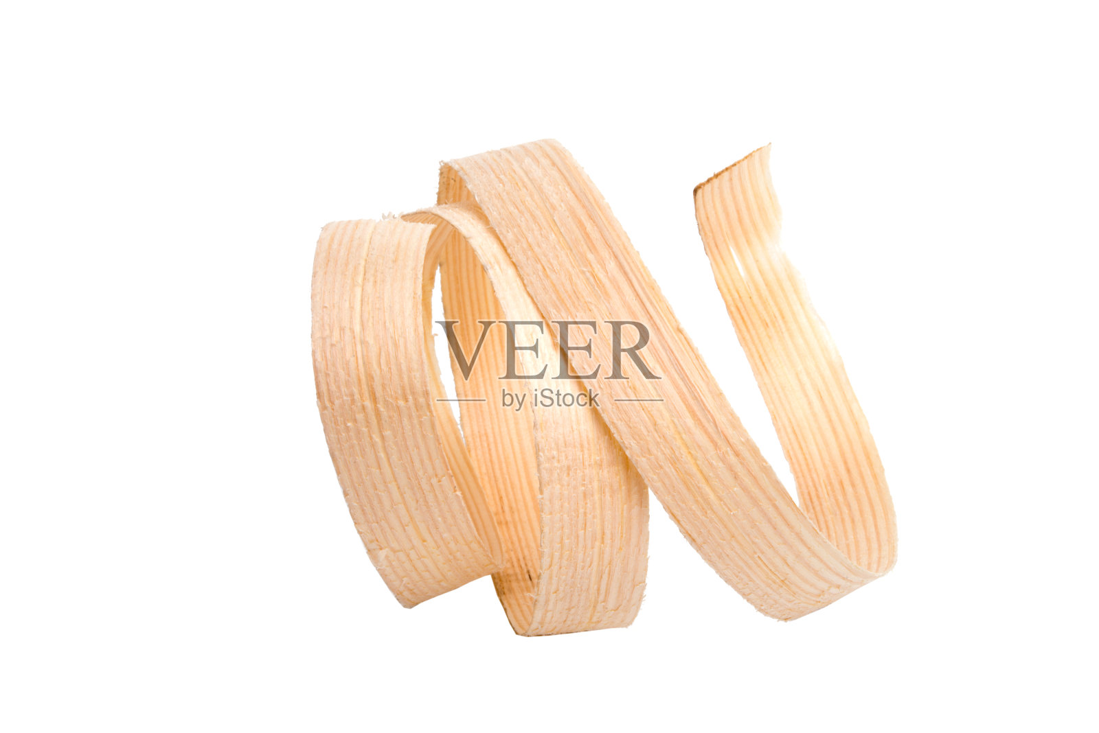 木屑片孤立在白色上照片摄影图片