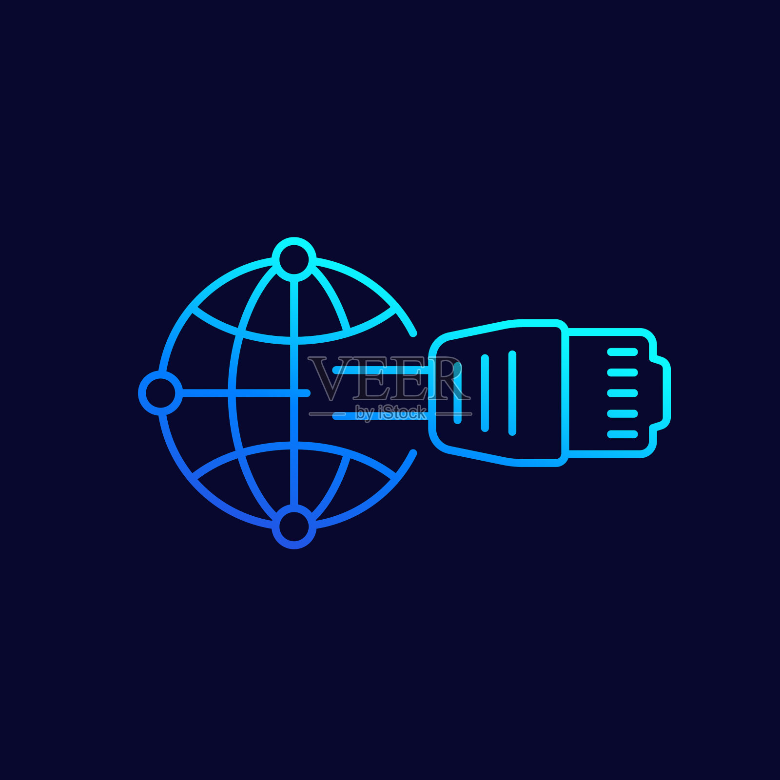 以太网插头线图标插画图片素材