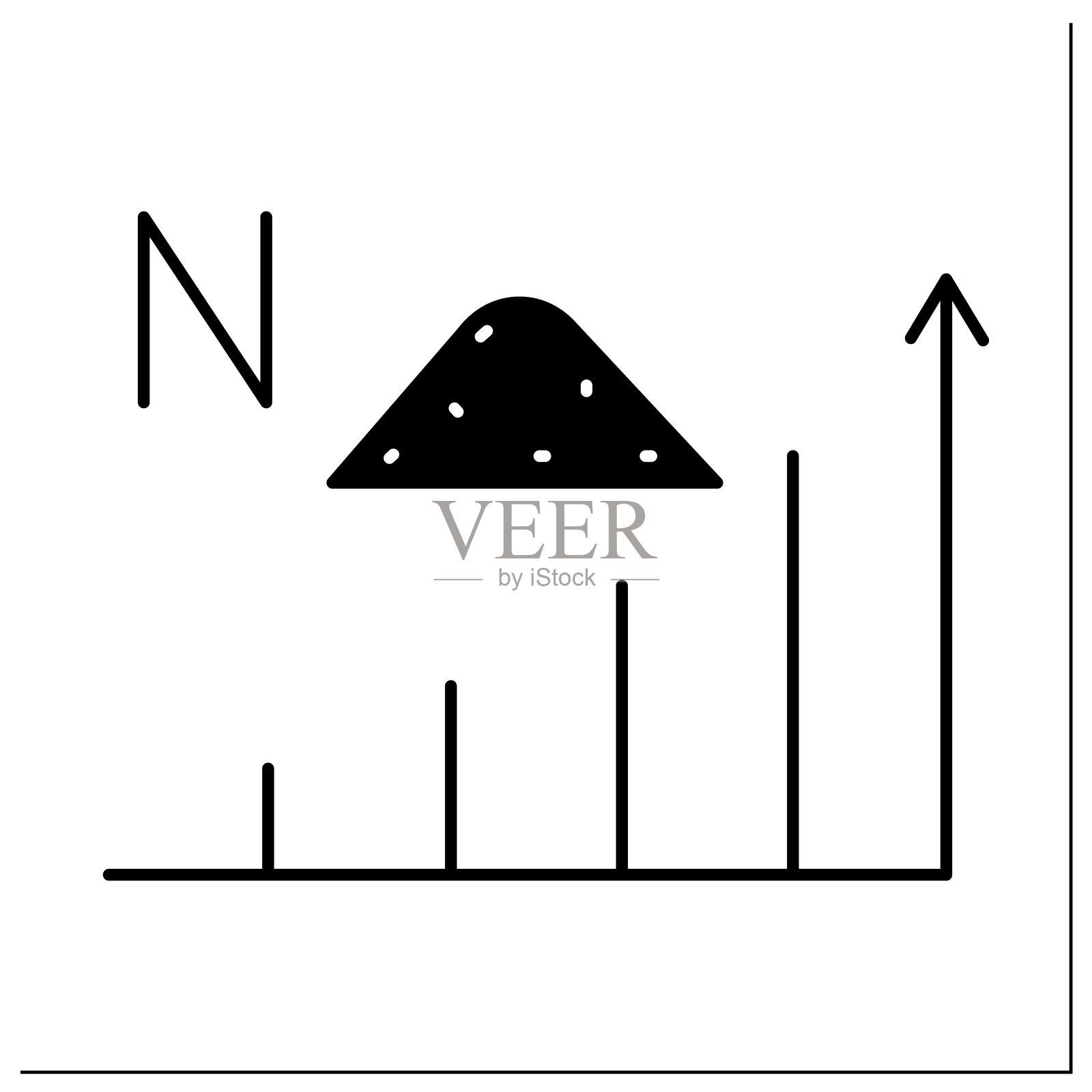 钠含量字形图标插画图片素材