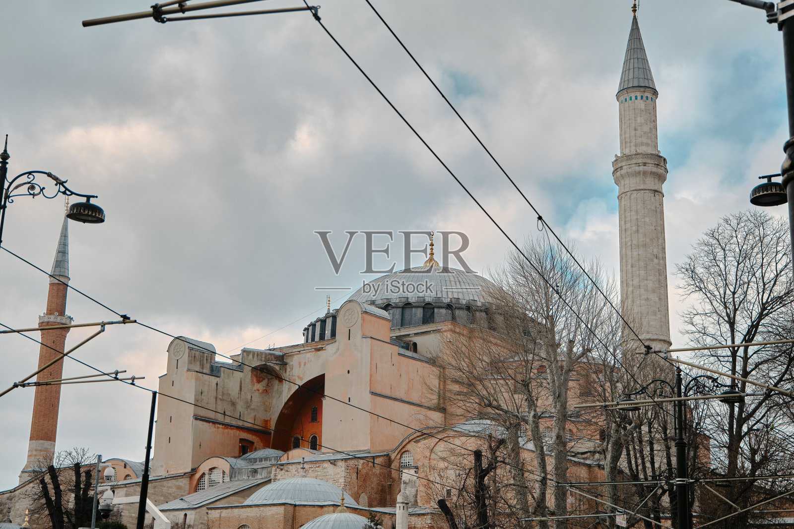 圣索菲亚大教堂外立面照片摄影图片