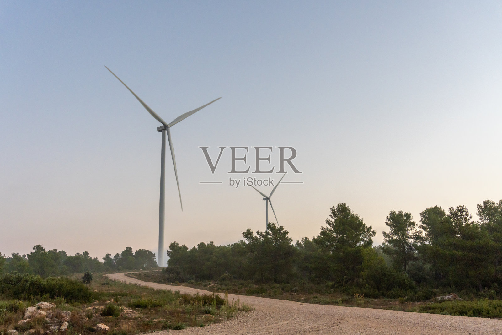 轮廓的风车照片摄影图片