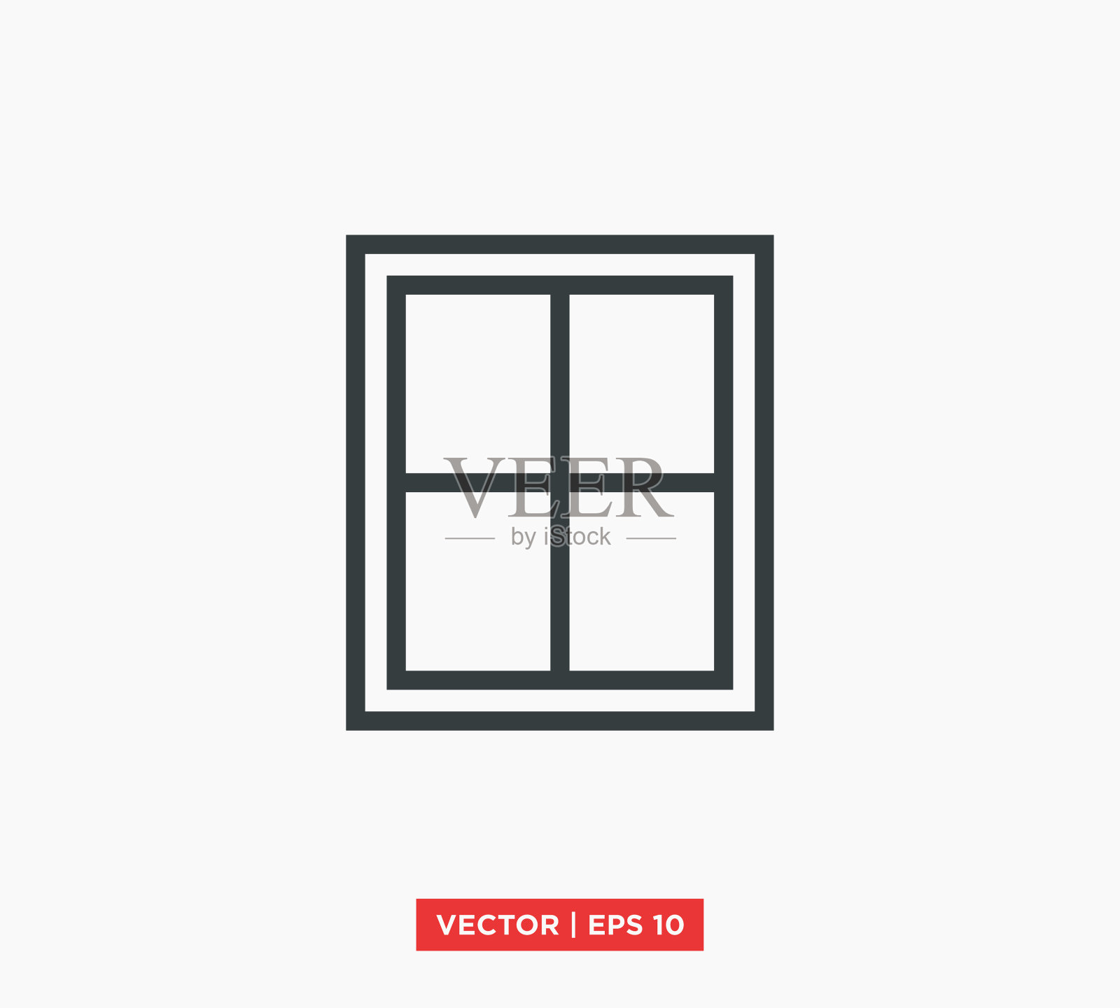 窗口图标矢量插图设计编辑可调整大小EPS 10插画图片素材