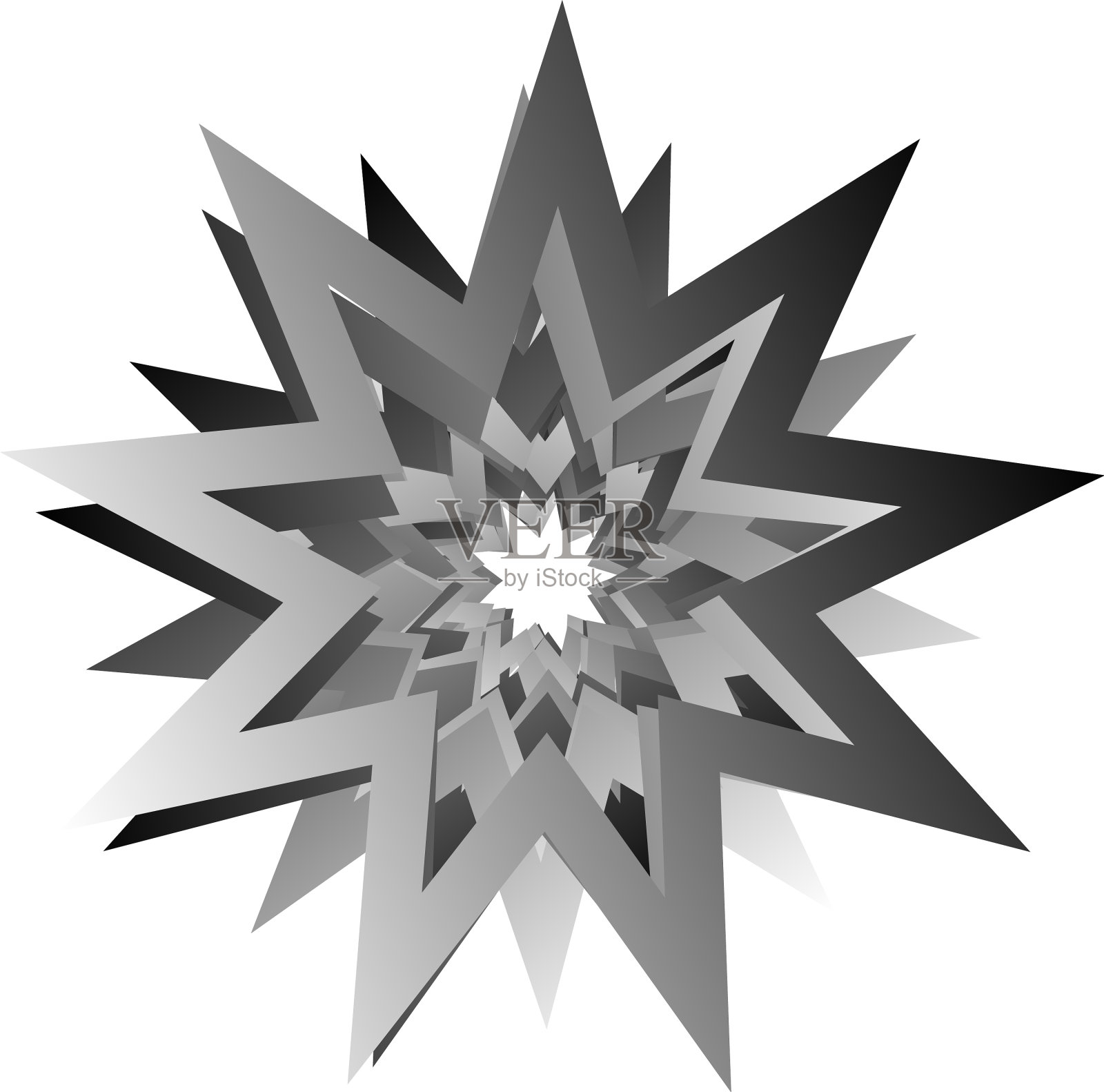 星形元素插画图片素材