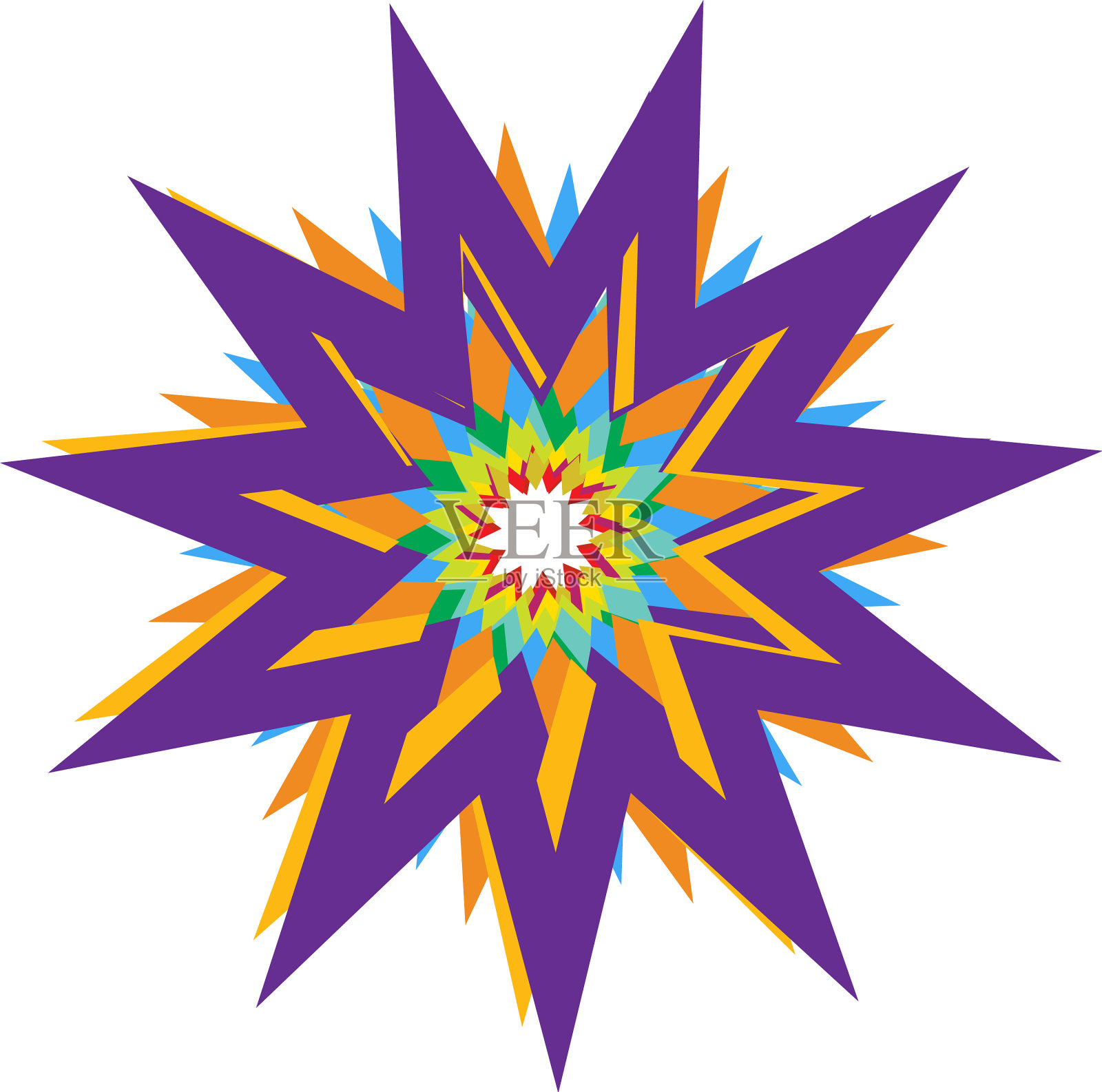 星形元素插画图片素材