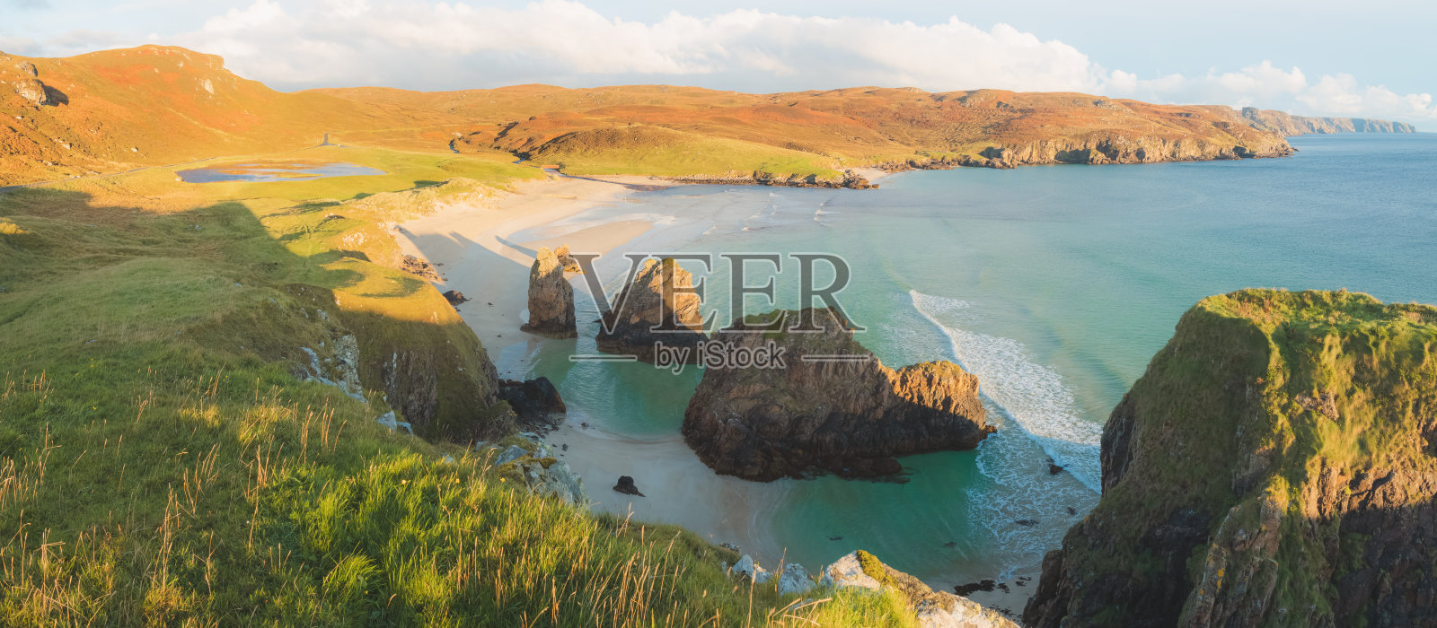 苏格兰加里海滩照片摄影图片