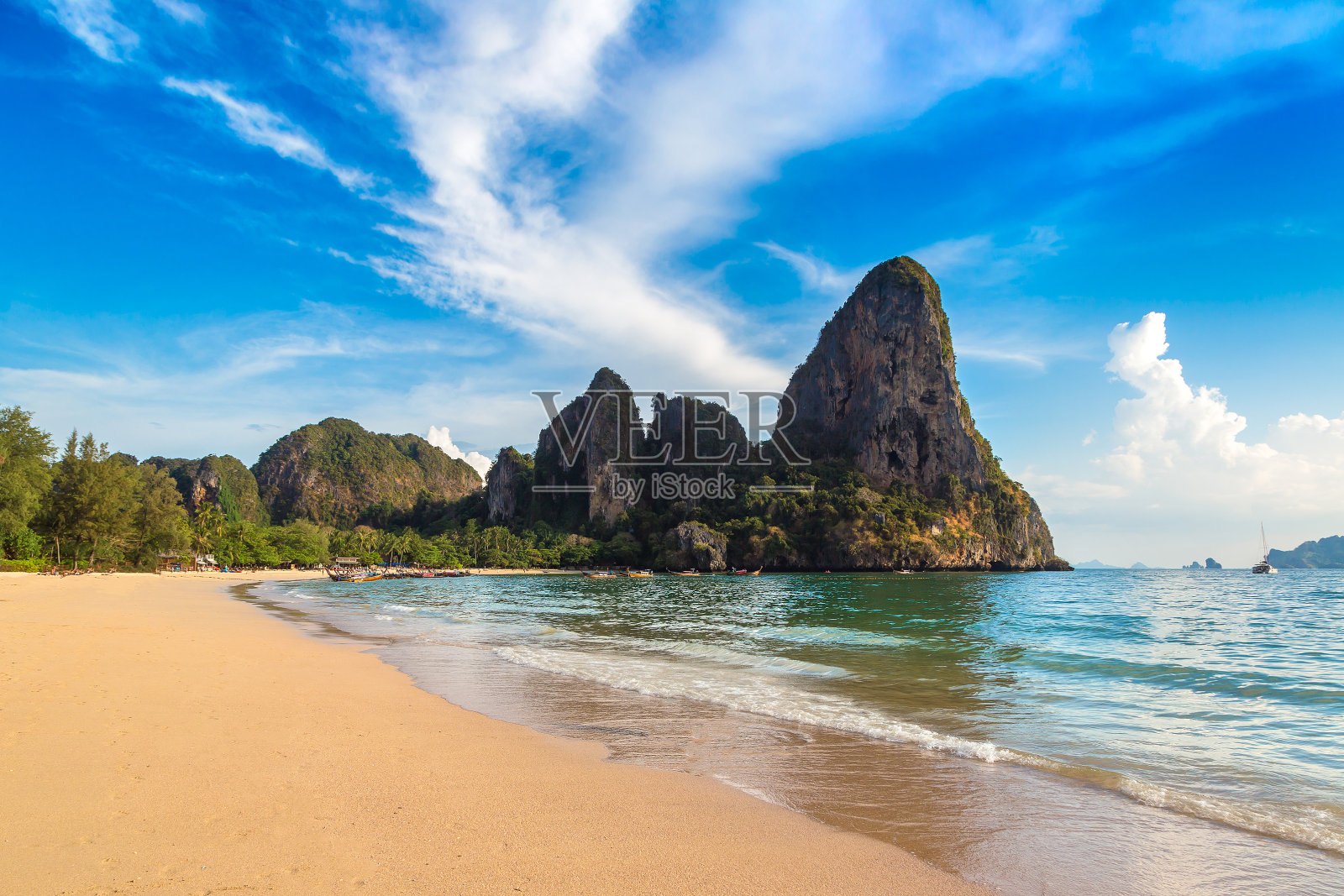 泰国的拉伊海滩照片摄影图片